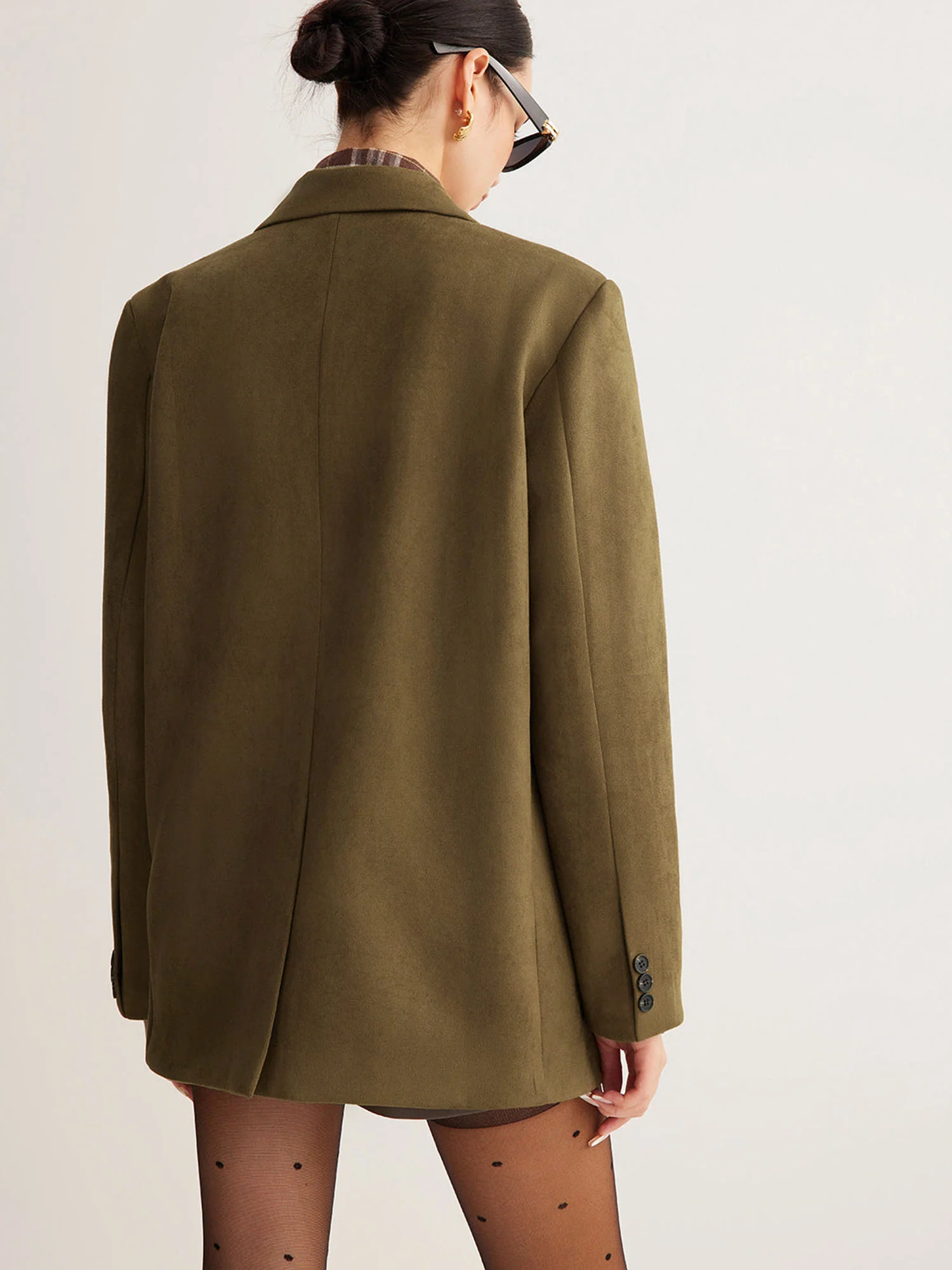 Tailored Double-Breasted Blazer - XPRESSC