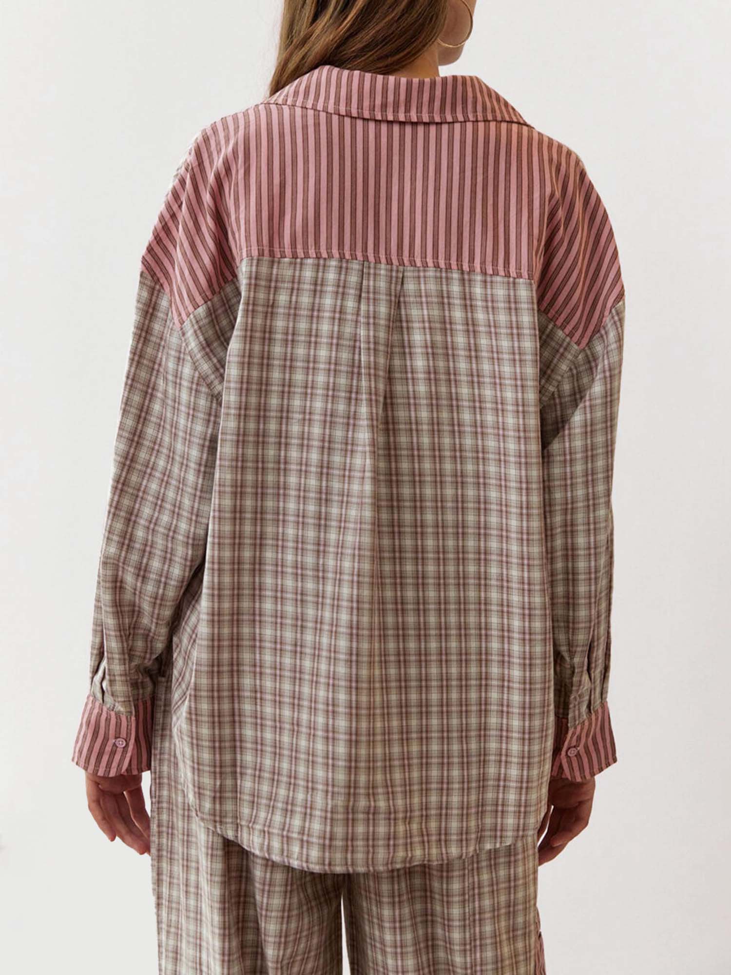 Plaid Pajama Set with Cozy Fit - XPRESSC