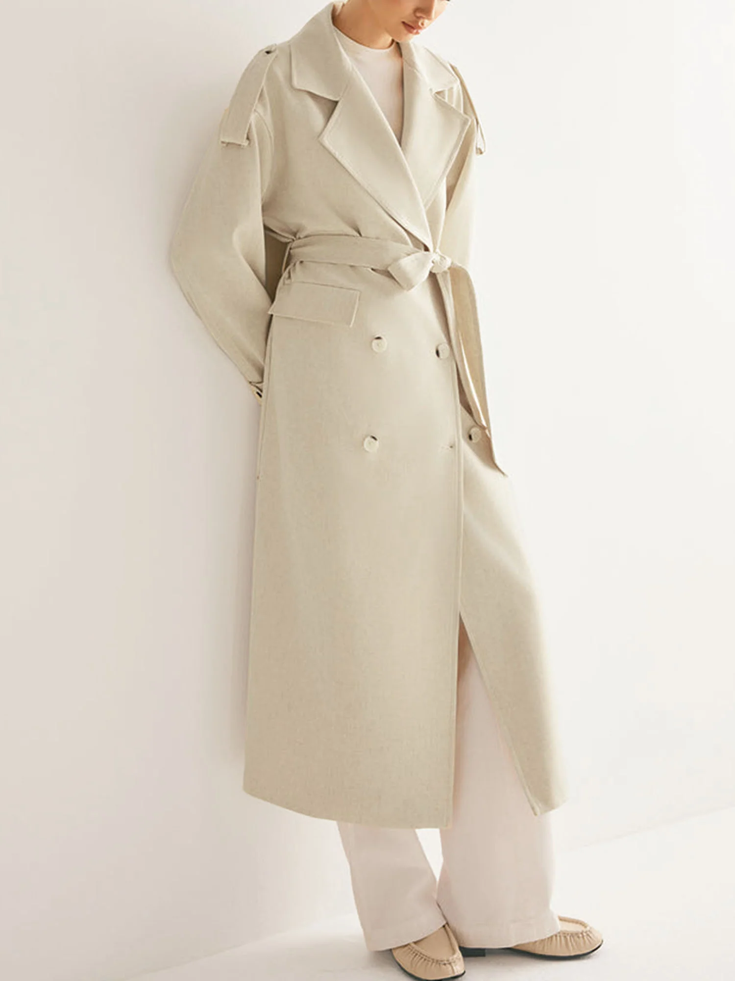Beige Trench Coat - XPRESSC