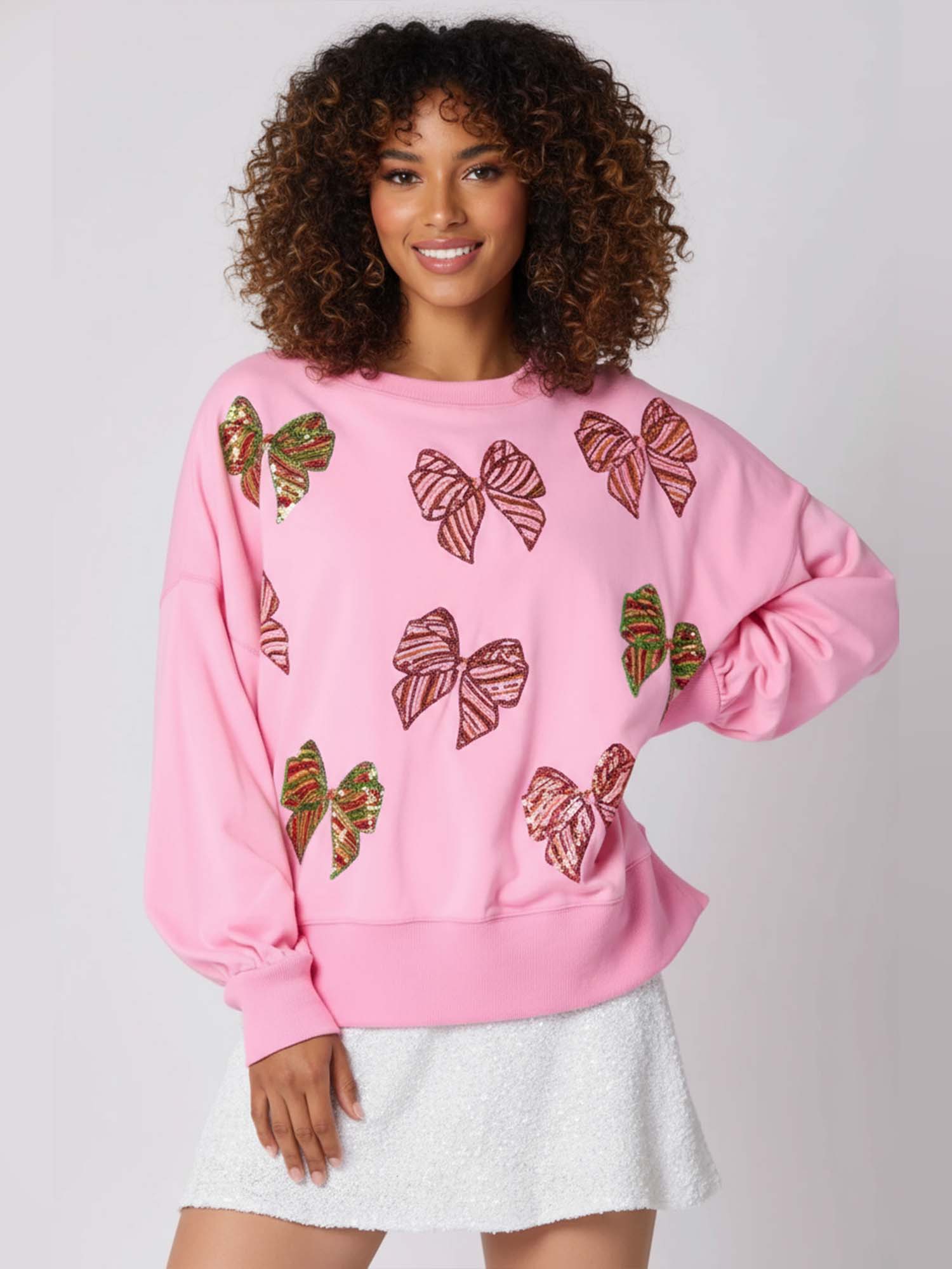 Pink Butterfly Reverie Sweatshirt - XPRESSC