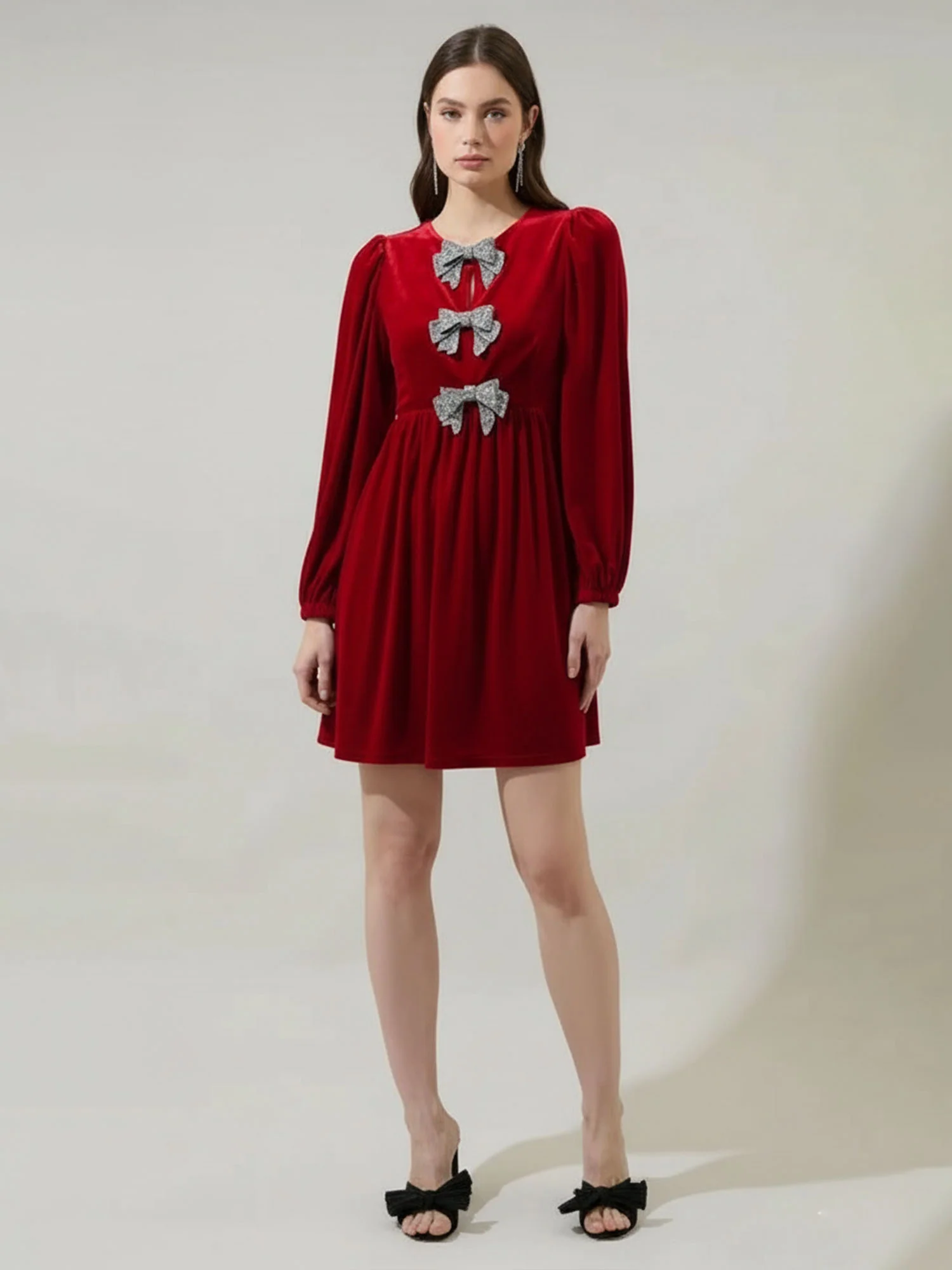 Bowed Reverie Mini Dress - XPRESSC