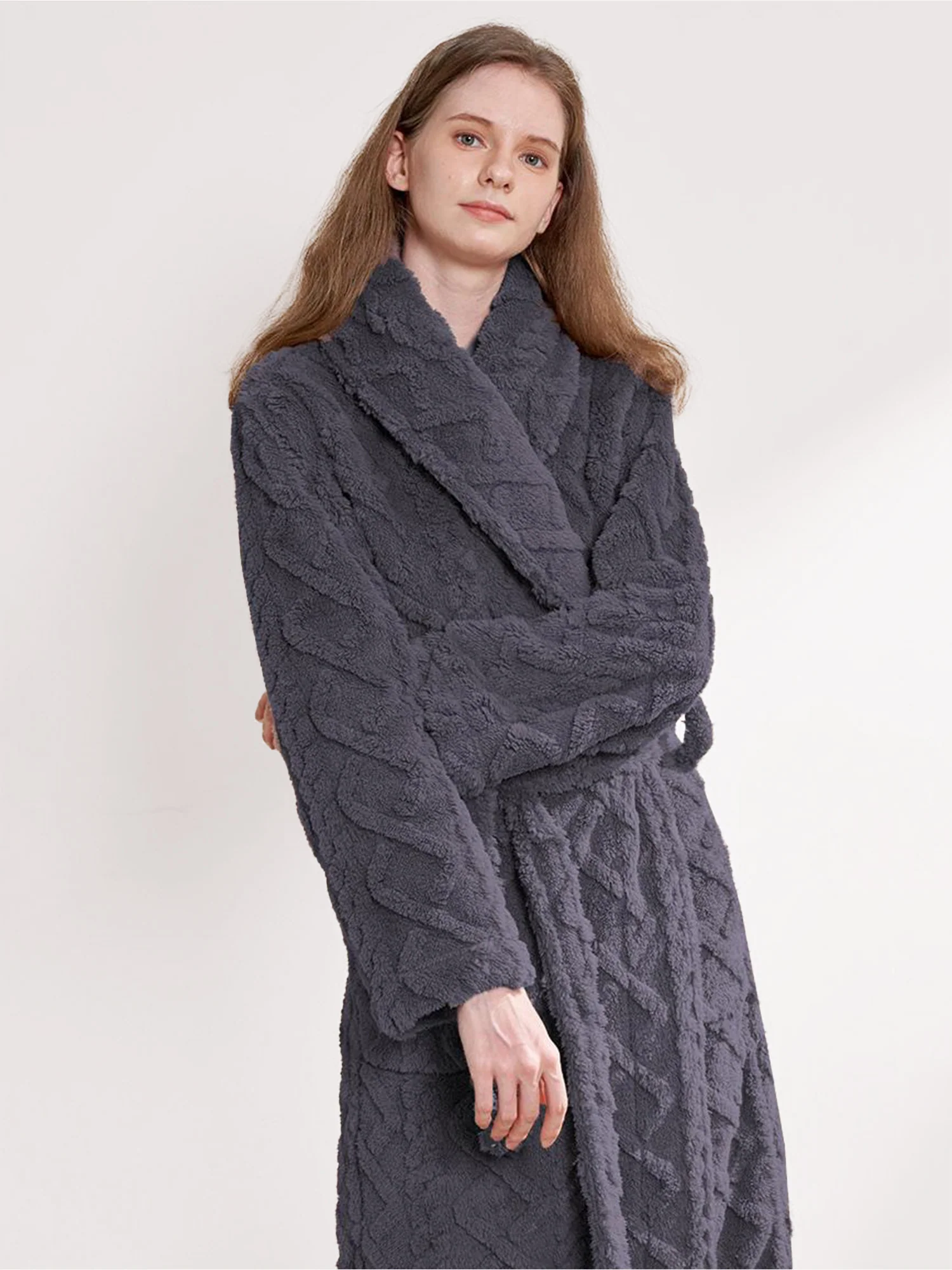 Cozy Coral Fleece Robe - XPRESSC