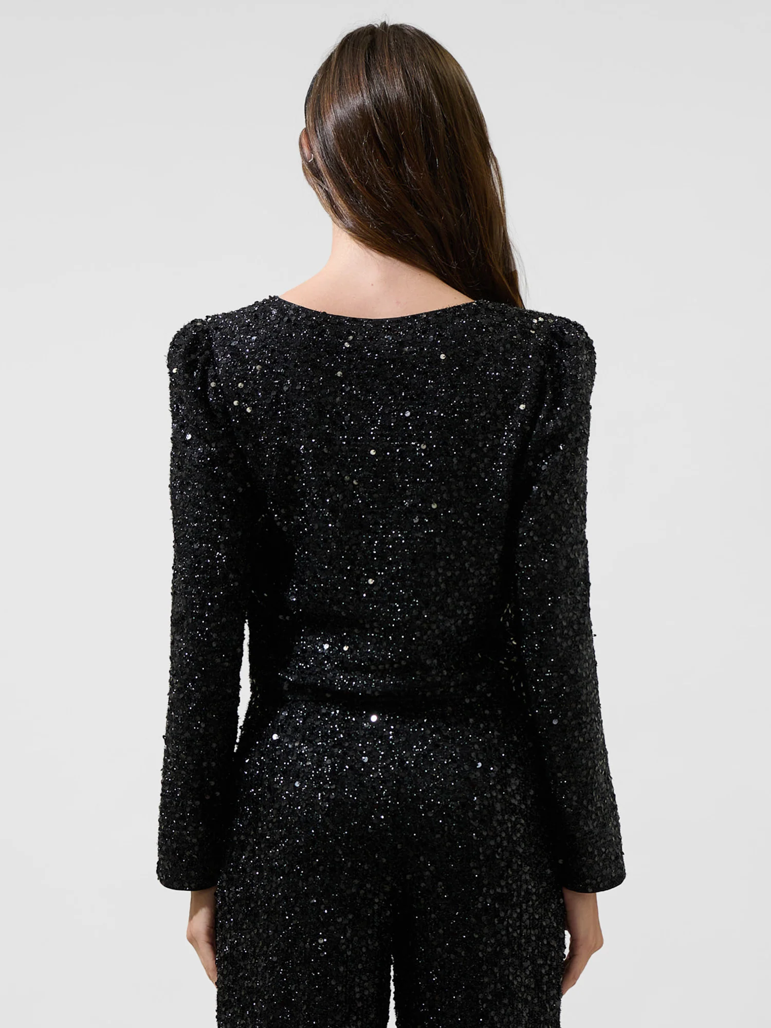 Sequin Bow Detail Top - XPRESSC