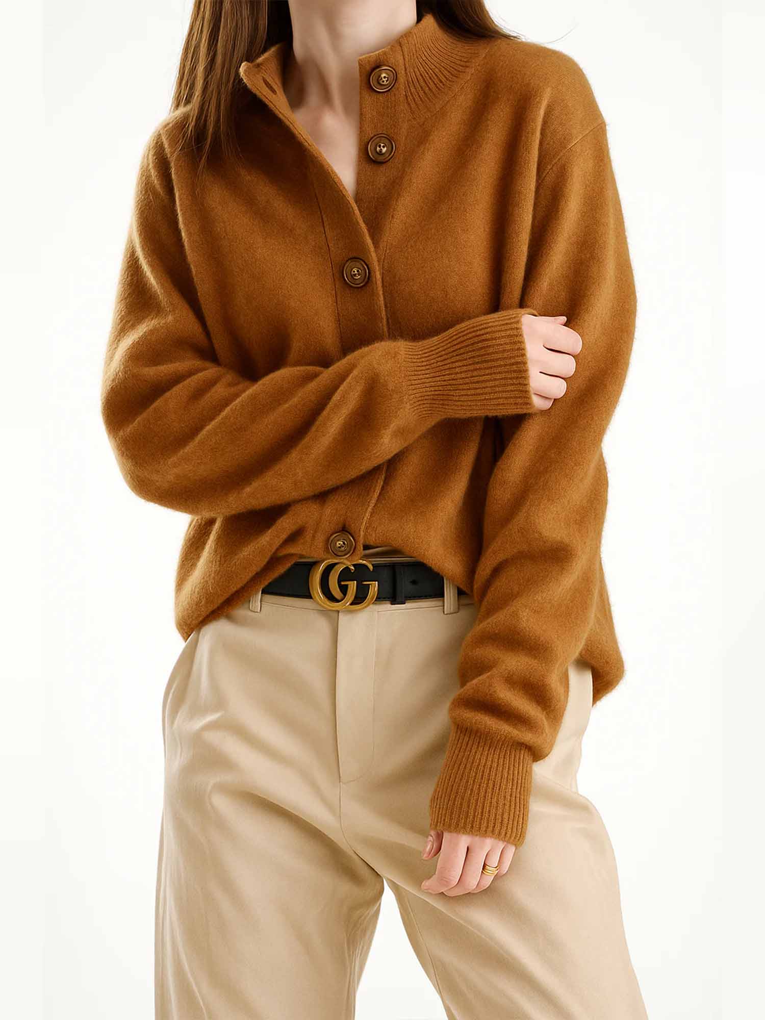 Retro Knit Button Cardigan - XPRESSC