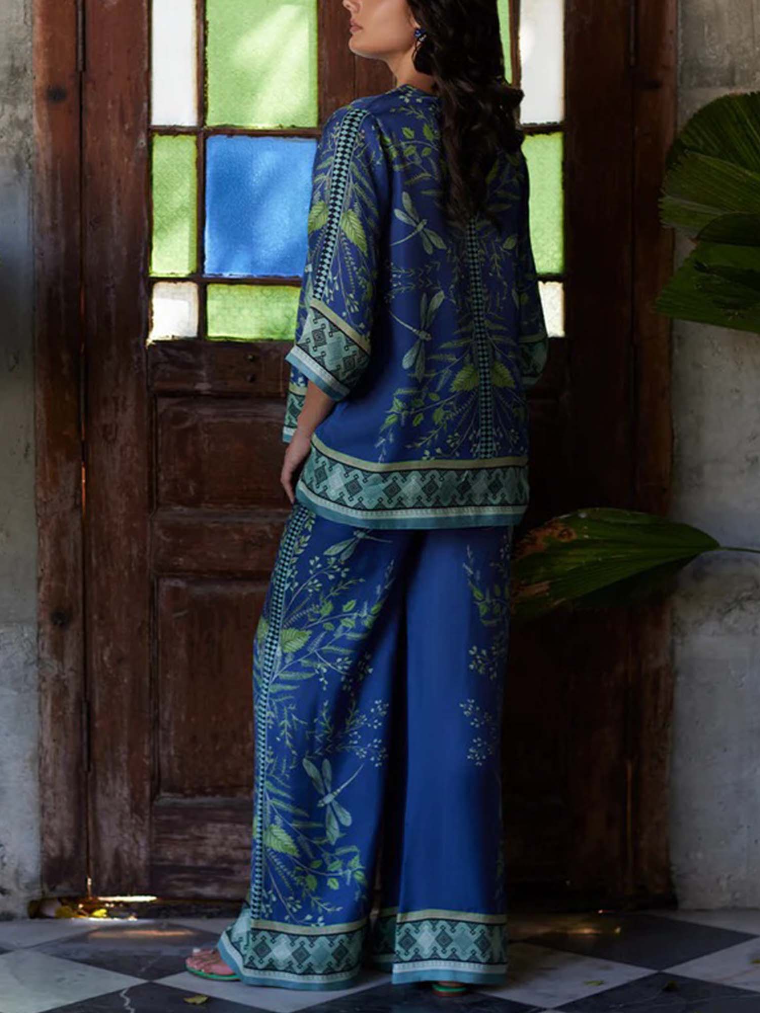 Indigo Dragonfly Camp Shirt - XPRESSC