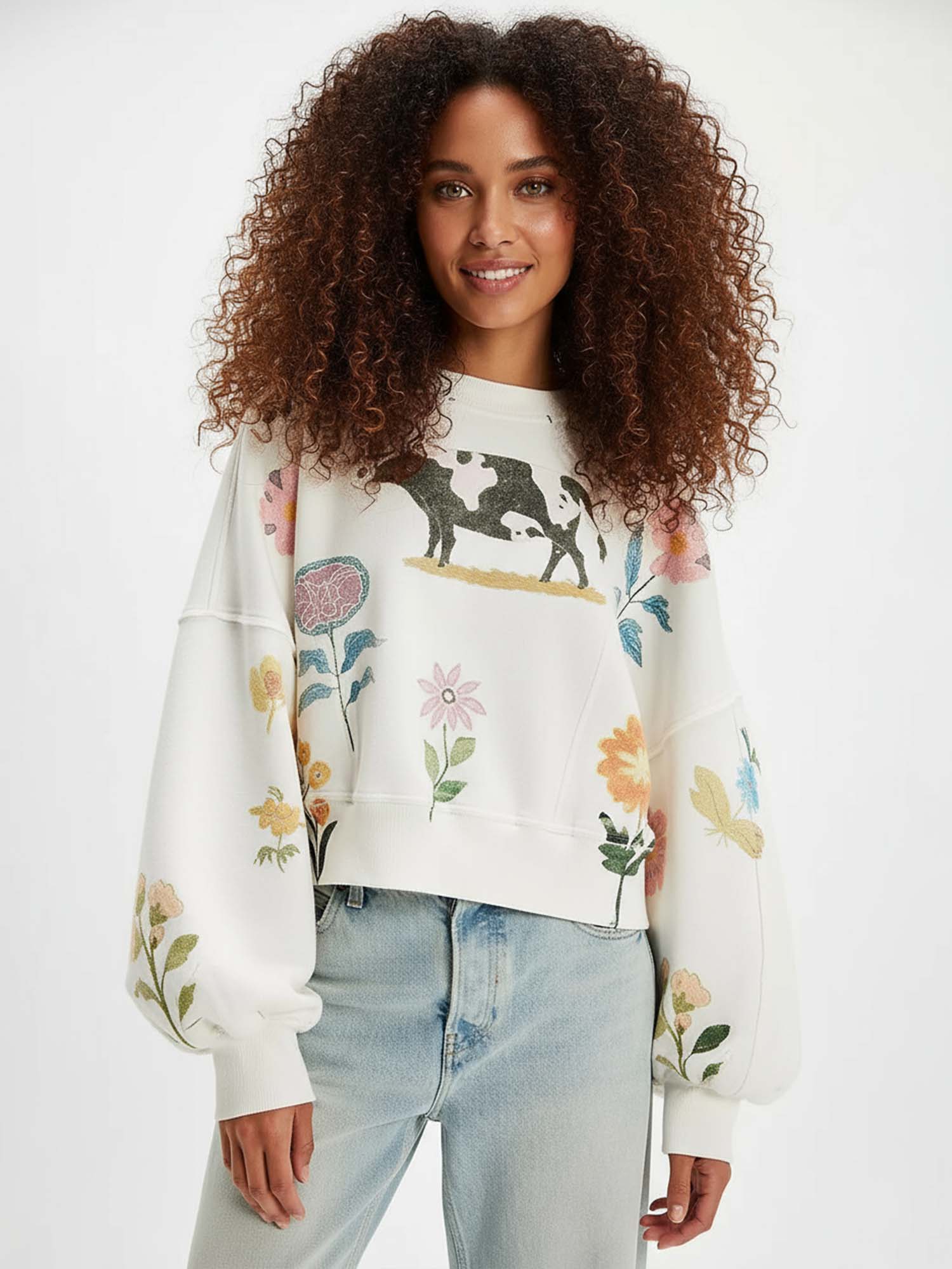 Bovine Silhouette Sweatshirt - XPRESSC