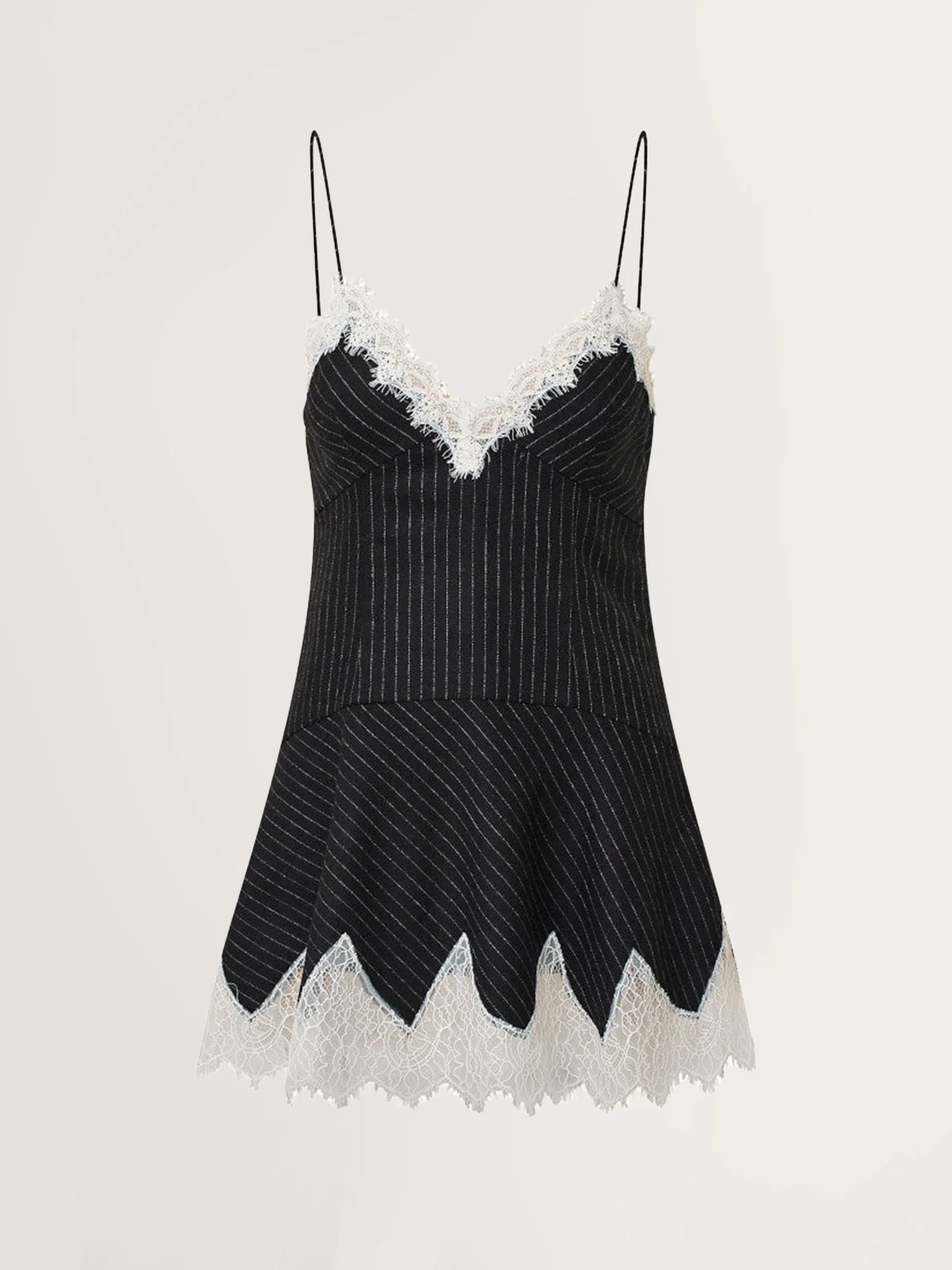 Pinstripe Lace Dress - XPRESSC