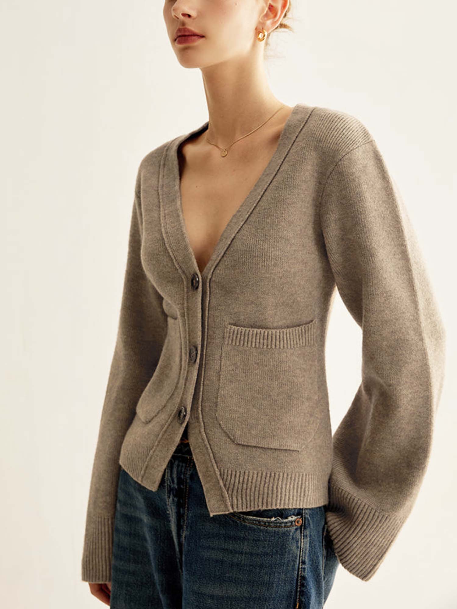 Oversized Knit Cardigan - XPRESSC