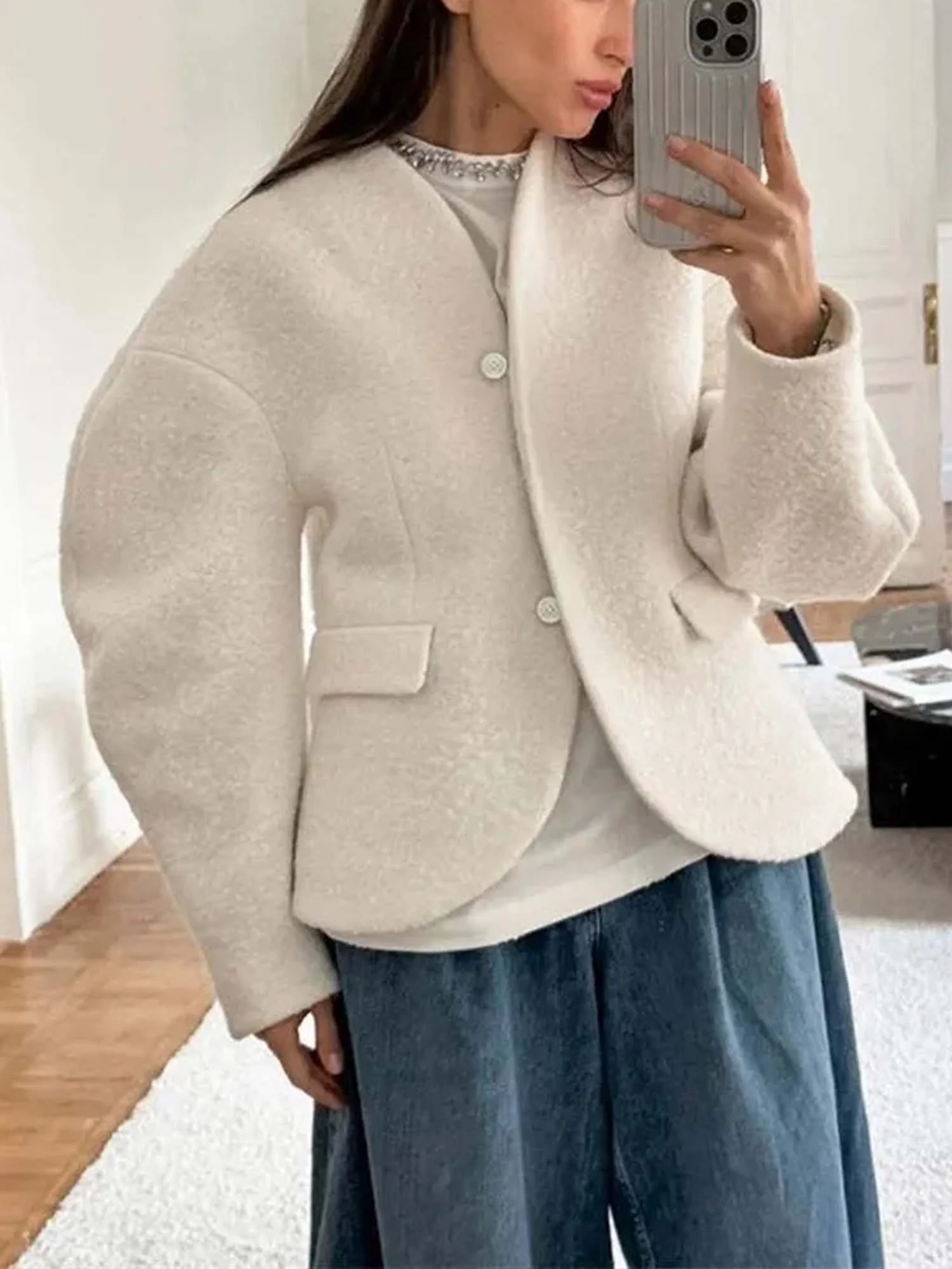 Textured Bouclé Jacket - XPRESSC