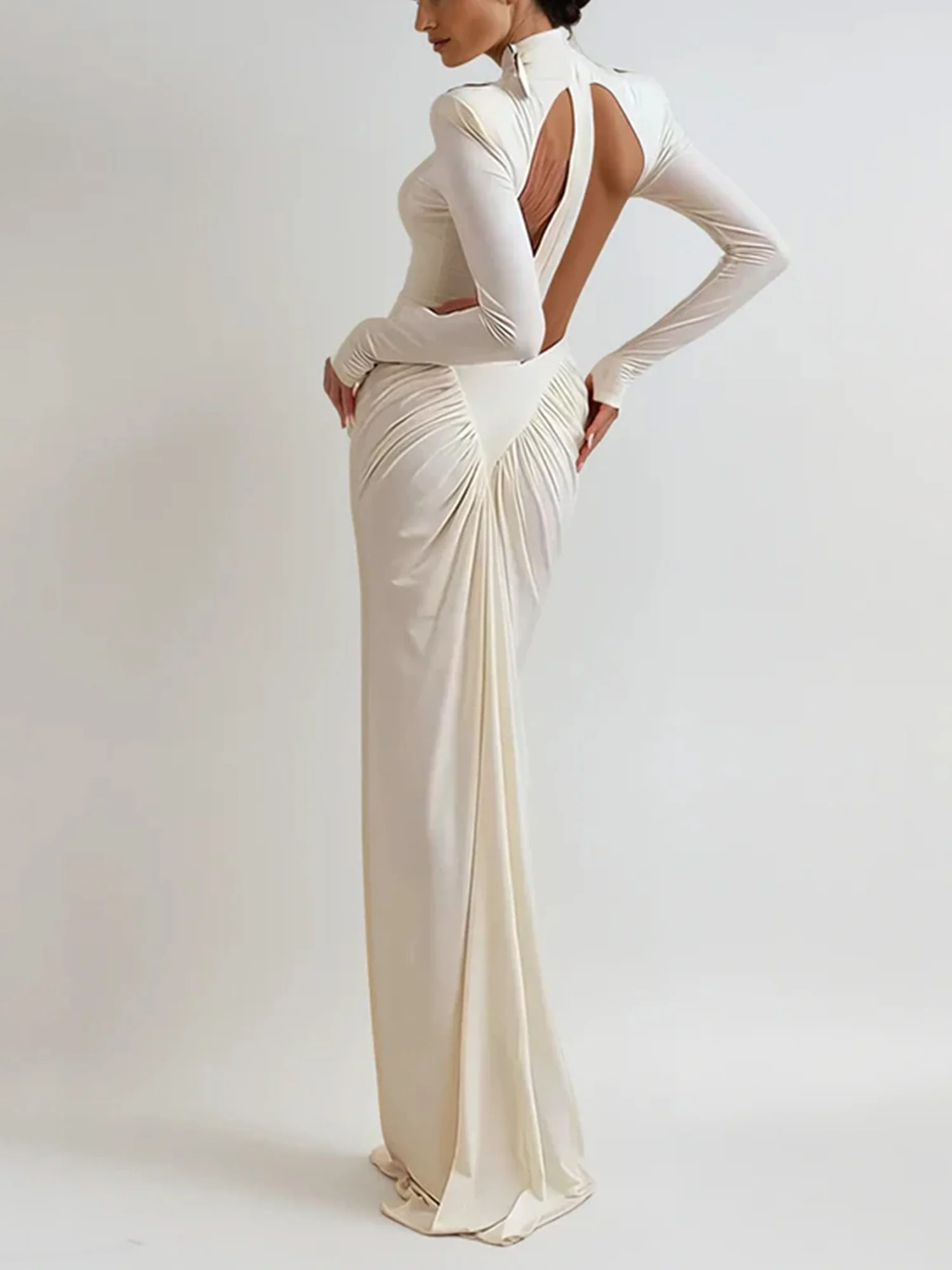 Pleated Whisper Maxi Dress - XPRESSC