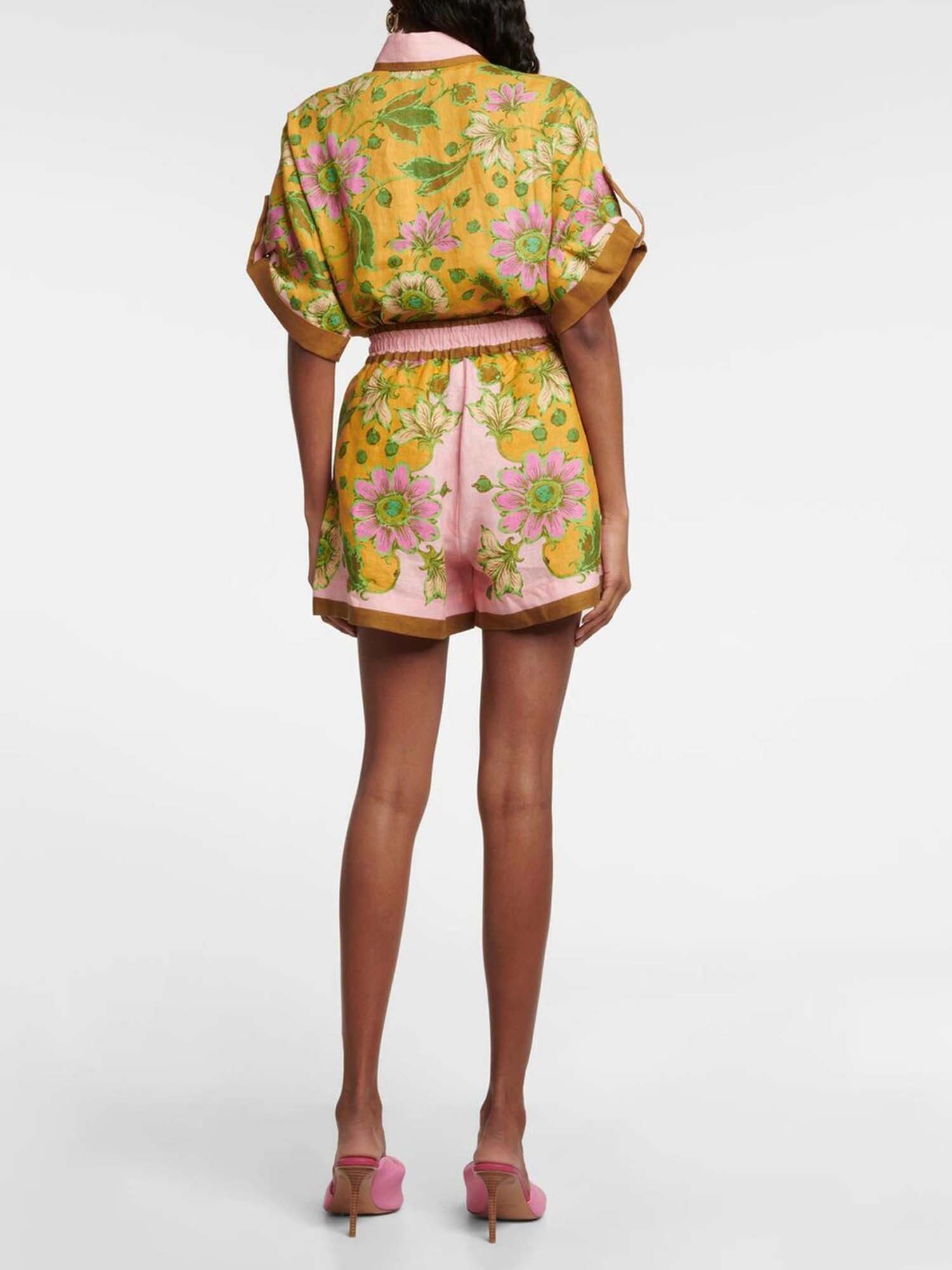 Tropical Botanical Shirt & Shorts Set - XPRESSC