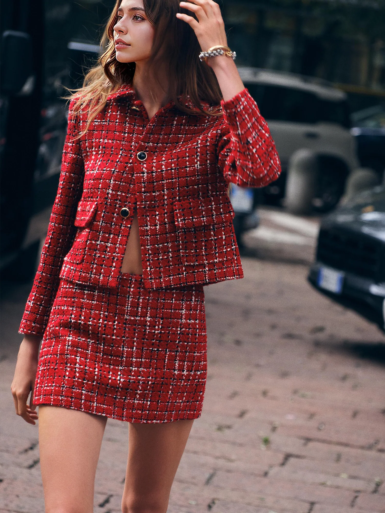 Classic Mini Tweed Skirt - XPRESSC