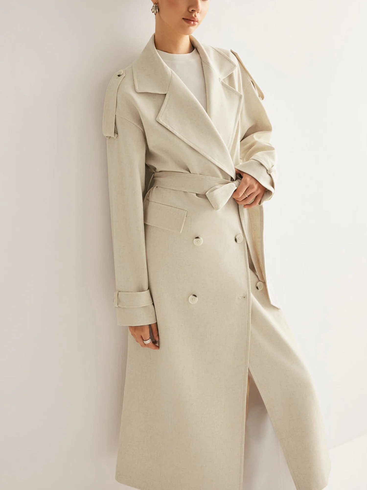 Beige Trench Coat - XPRESSC