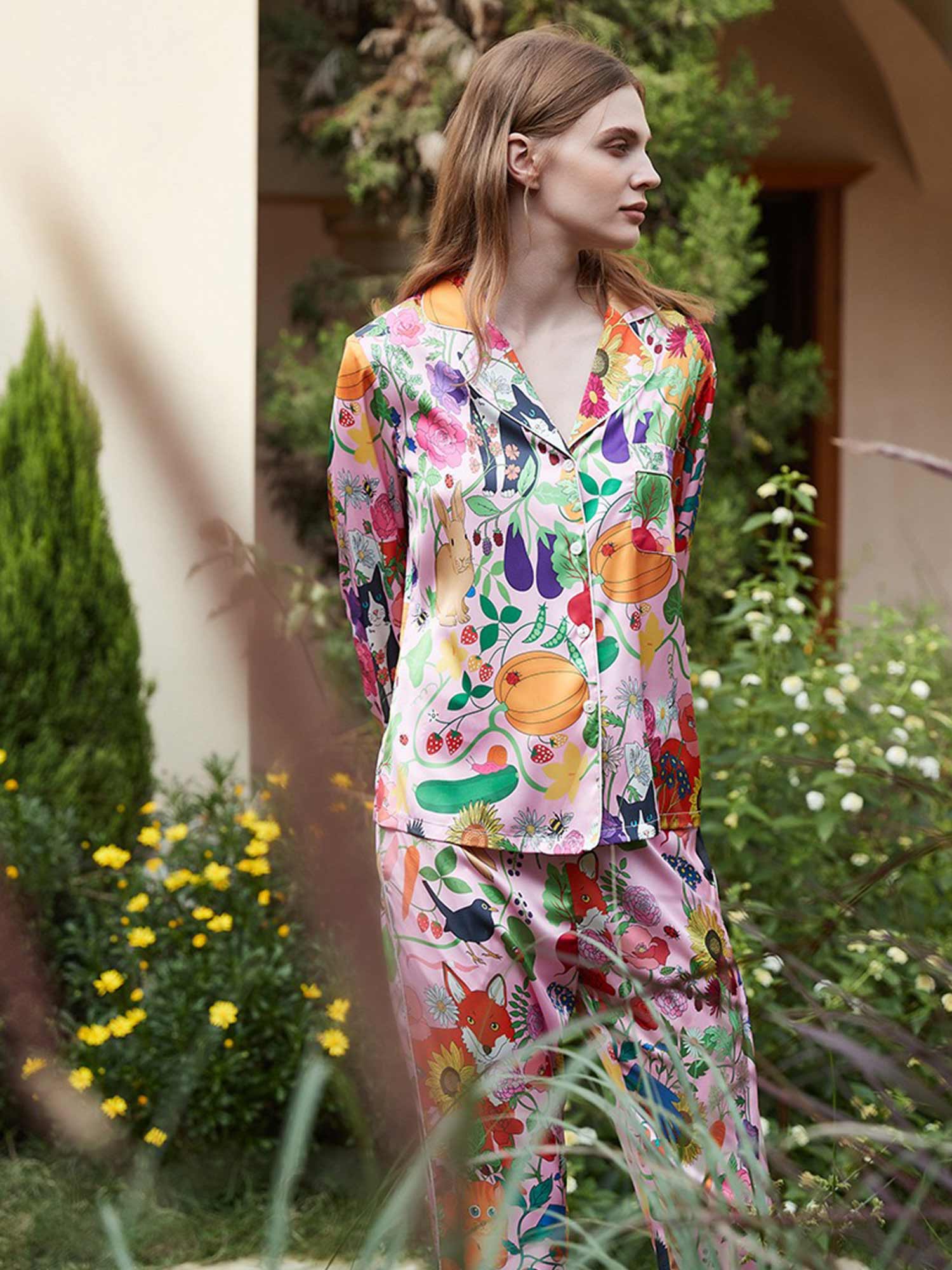 Pumpkin Garden Pajama Set - XPRESSC