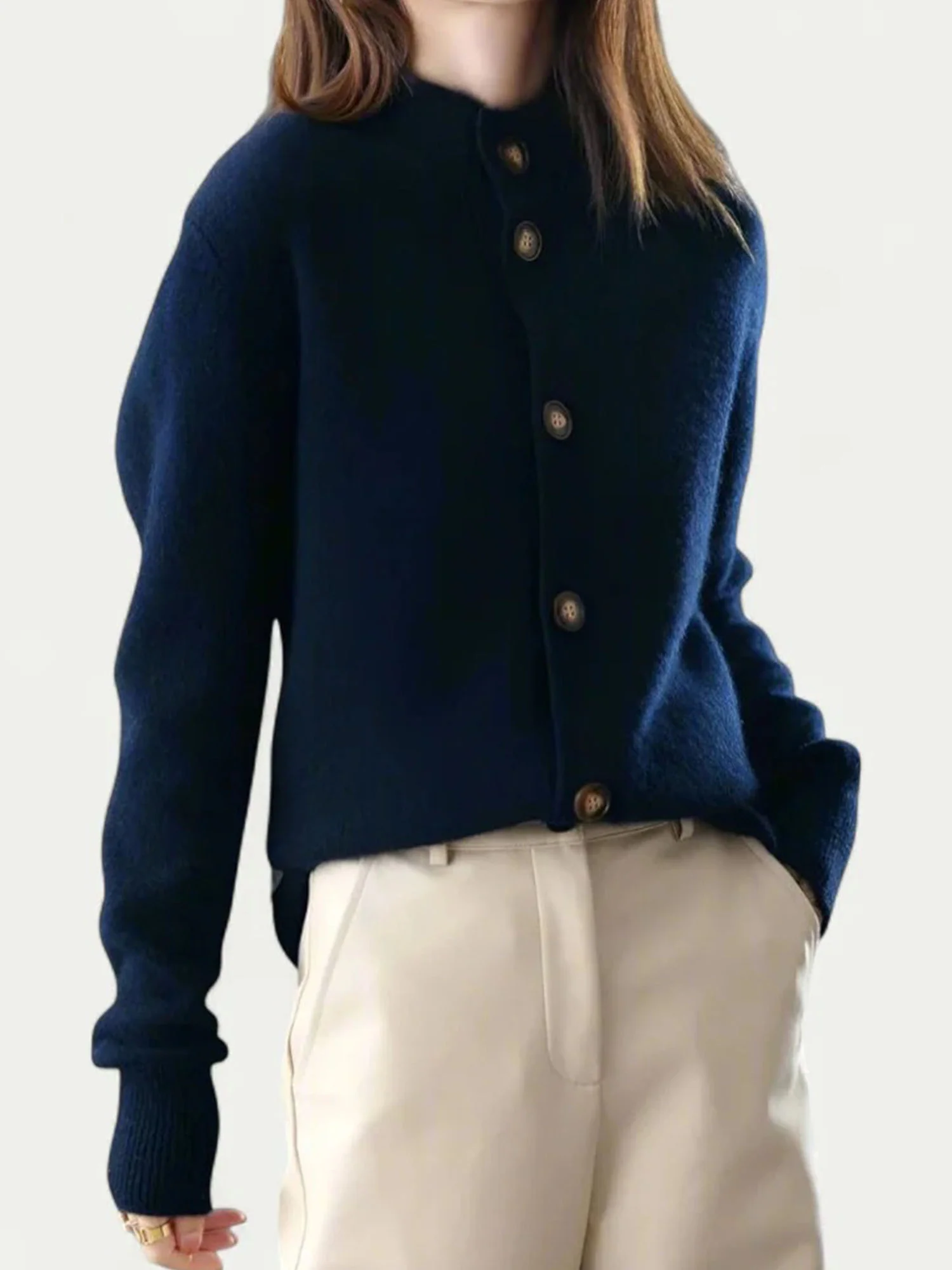 Retro Knit Button Cardigan - XPRESSC