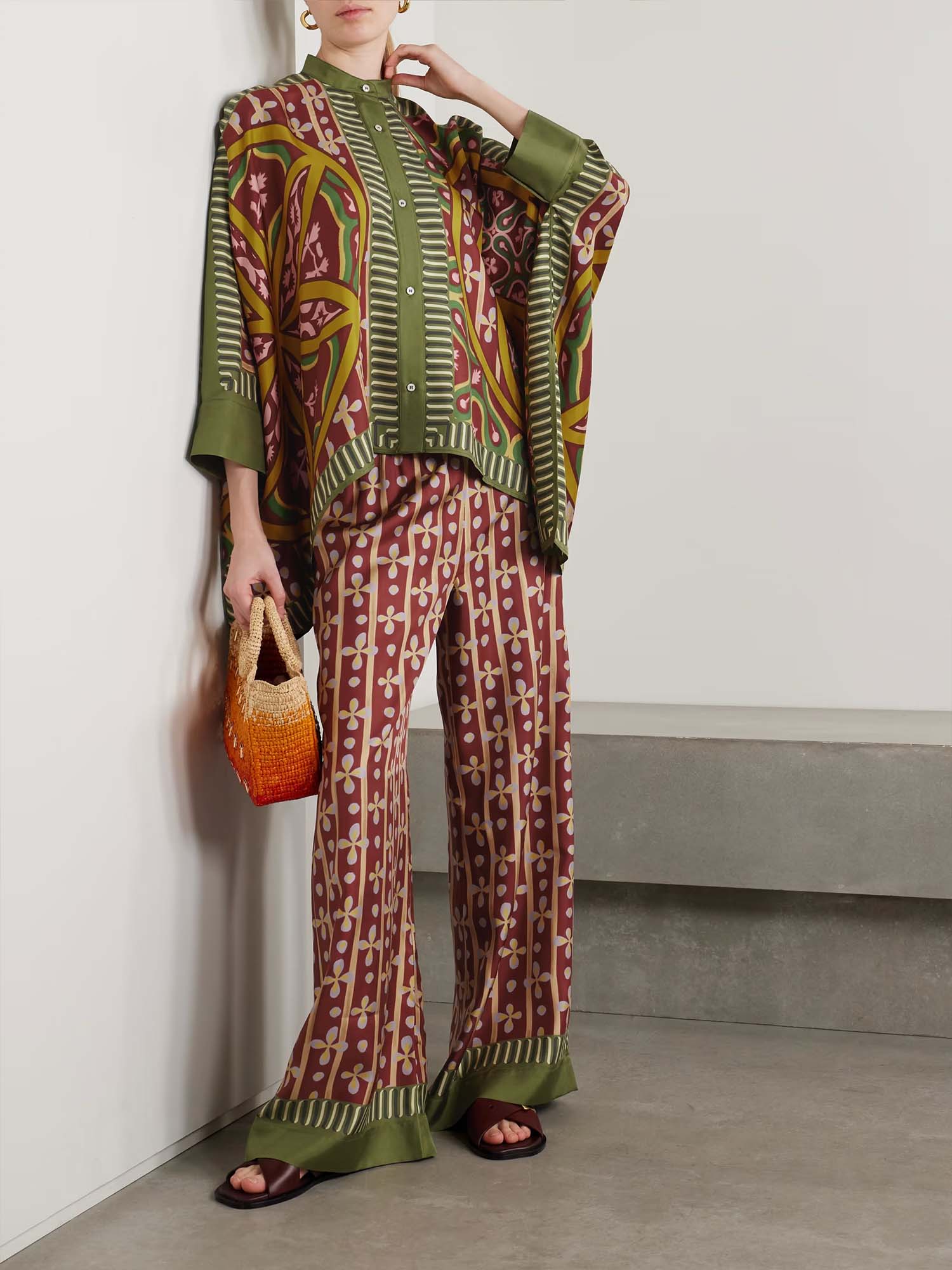 Bohemian Graphic Oversized Shirt - XPRESSC