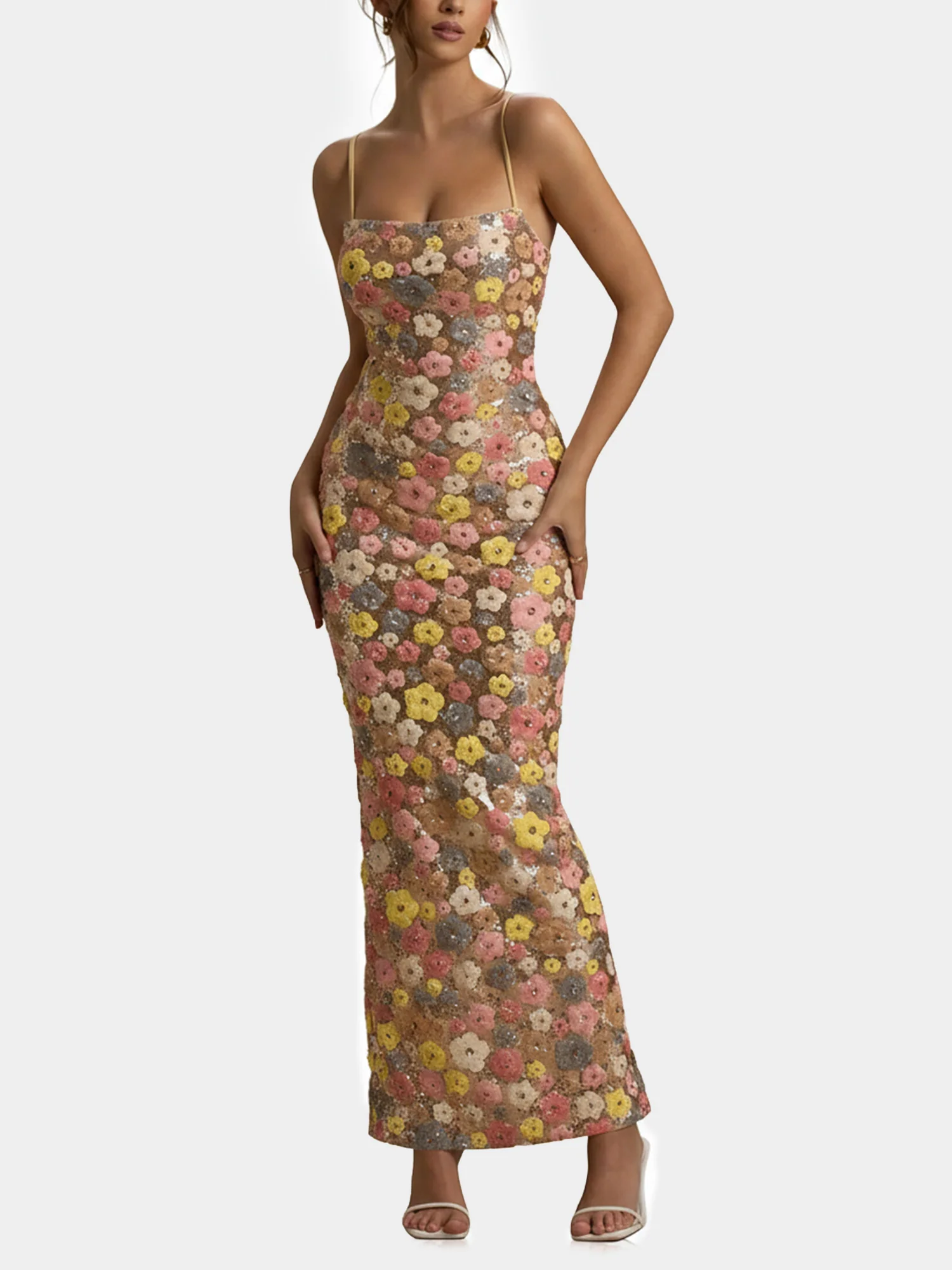 Elegant Maxi Dress Evening Glamour - XPRESSC