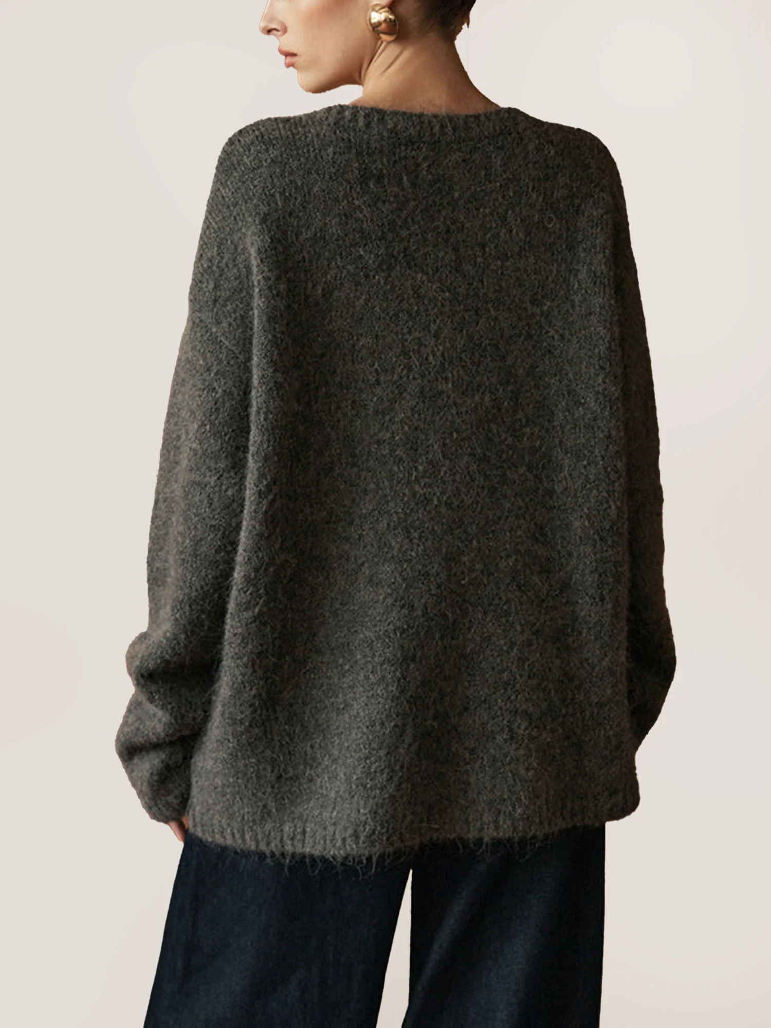 Button-Down Knit Cardigan - XPRESSC