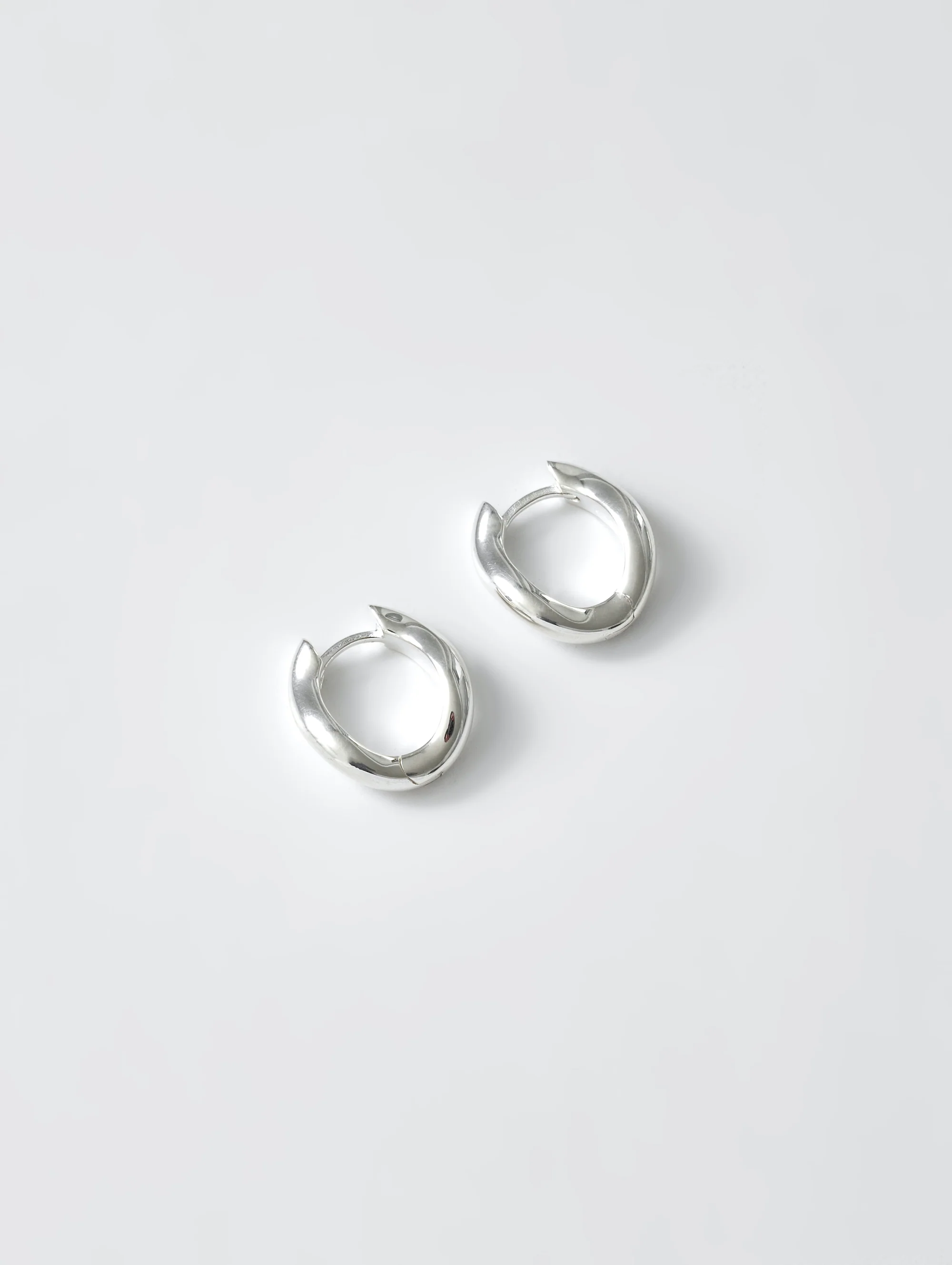 Rowan Hoops in Sterling Silver - XPRESSC