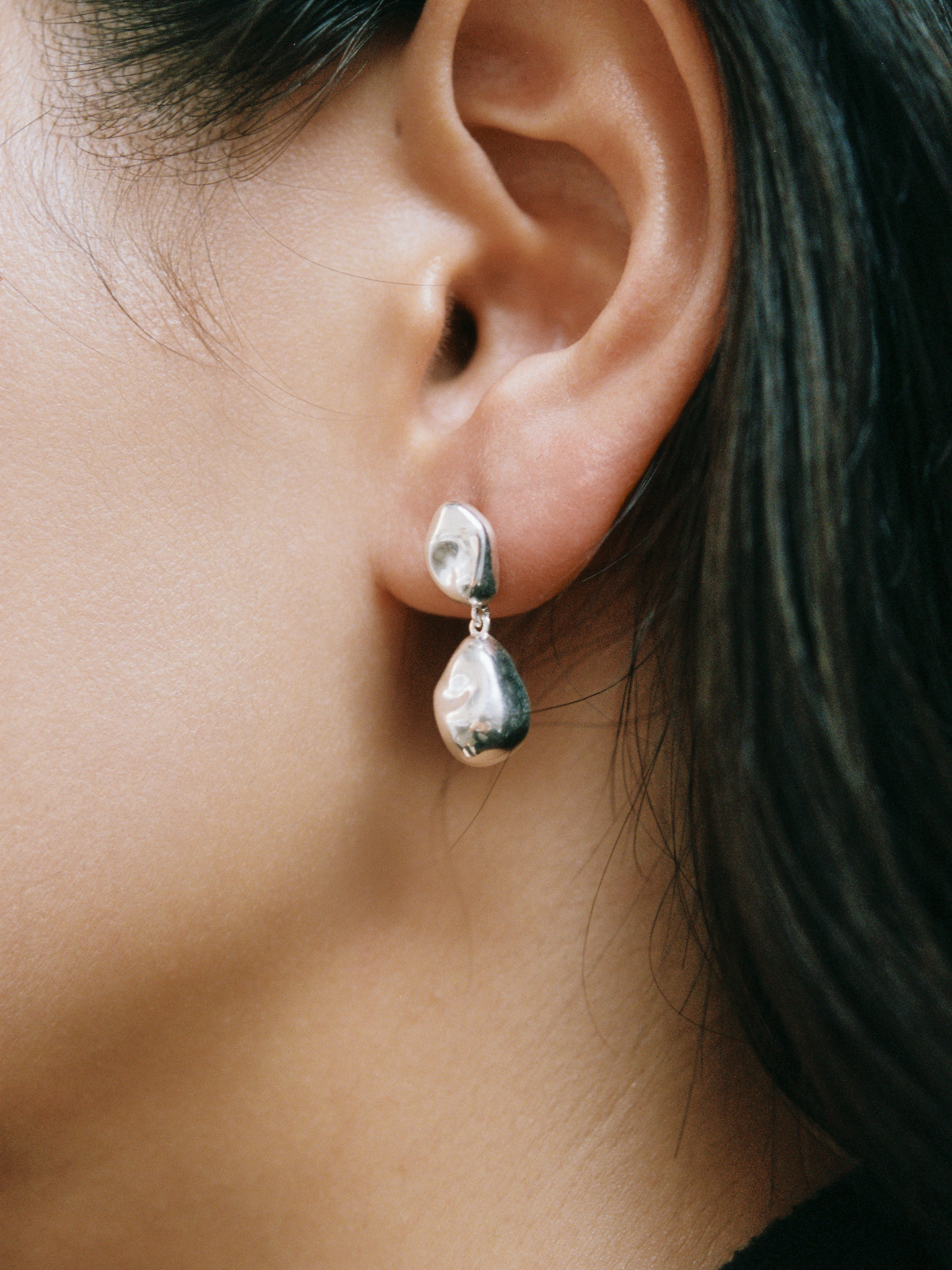 Pinto Earrings in Sterling Silver - XPRESSC