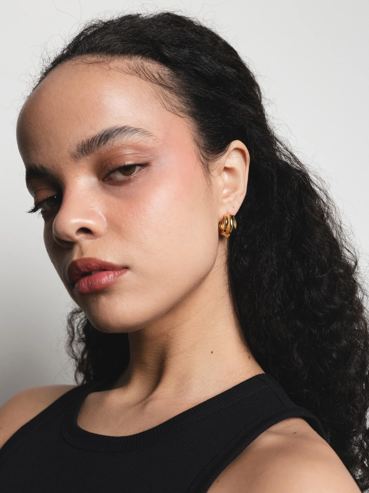 Bodie Hoops in Gold - XPRESSC