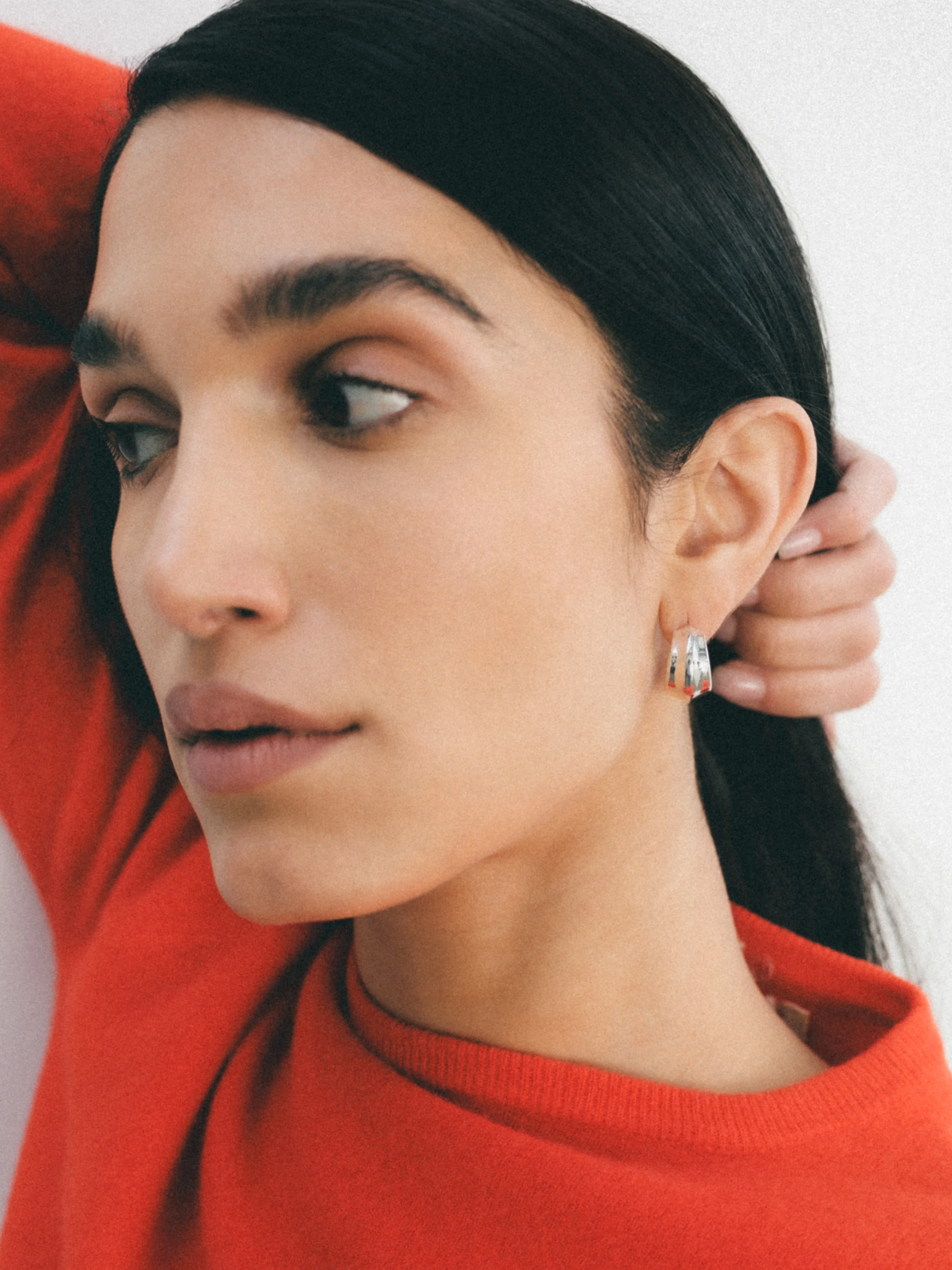 Bodie Hoops in Sterling Silver - XPRESSC