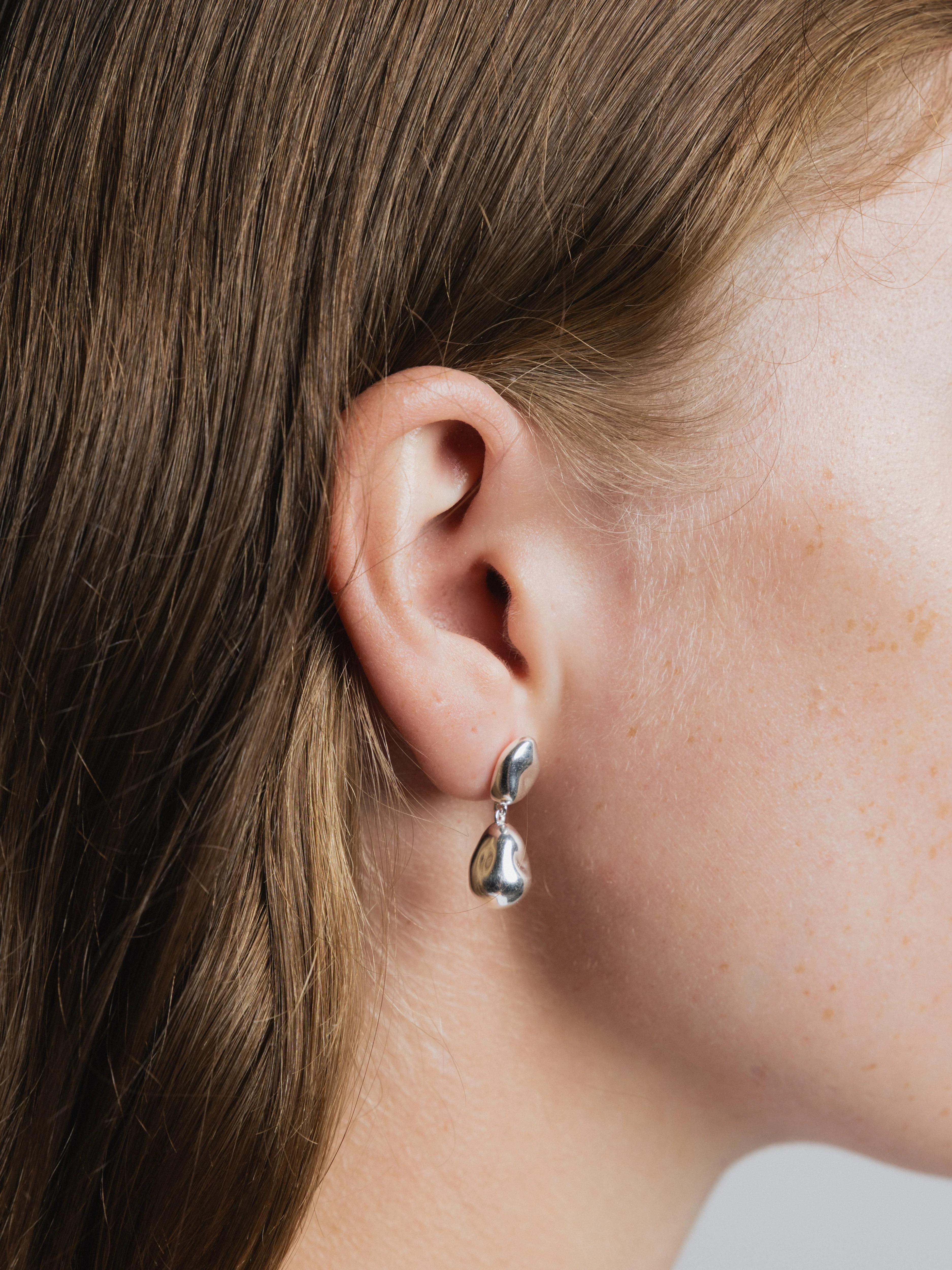 Pinto Earrings in Sterling Silver - XPRESSC