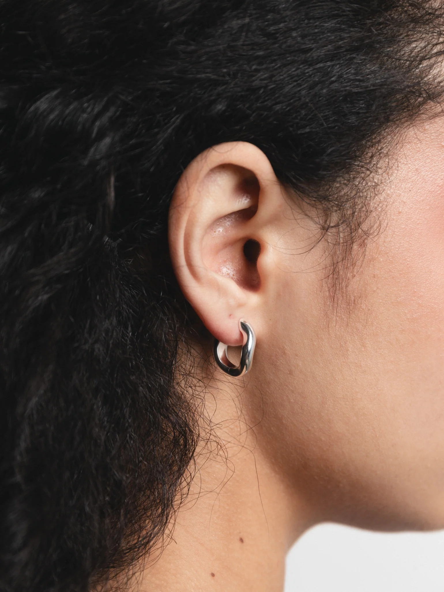 Rowan Hoops in Sterling Silver - XPRESSC