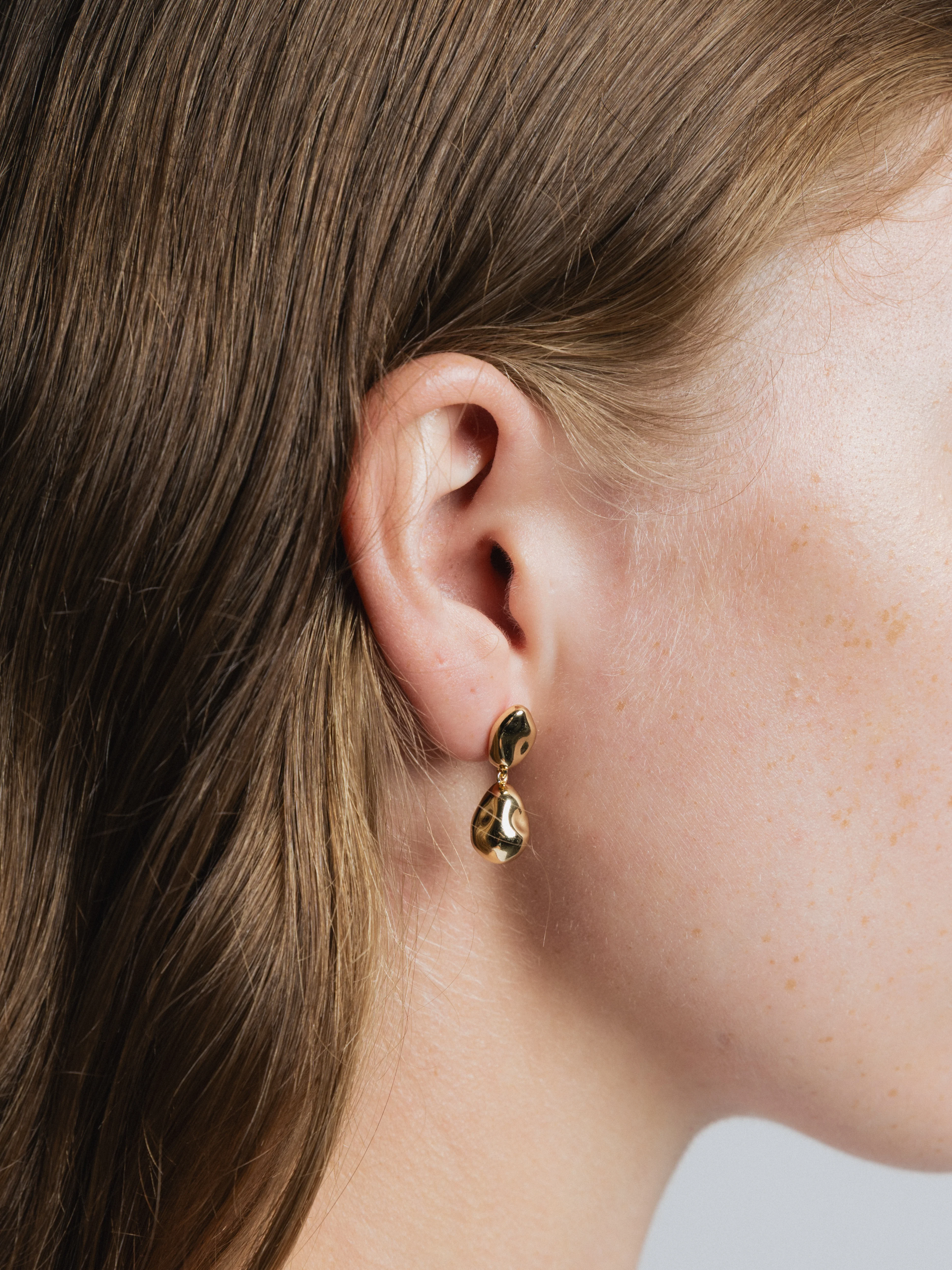 Pinto Earrings in Gold - XPRESSC