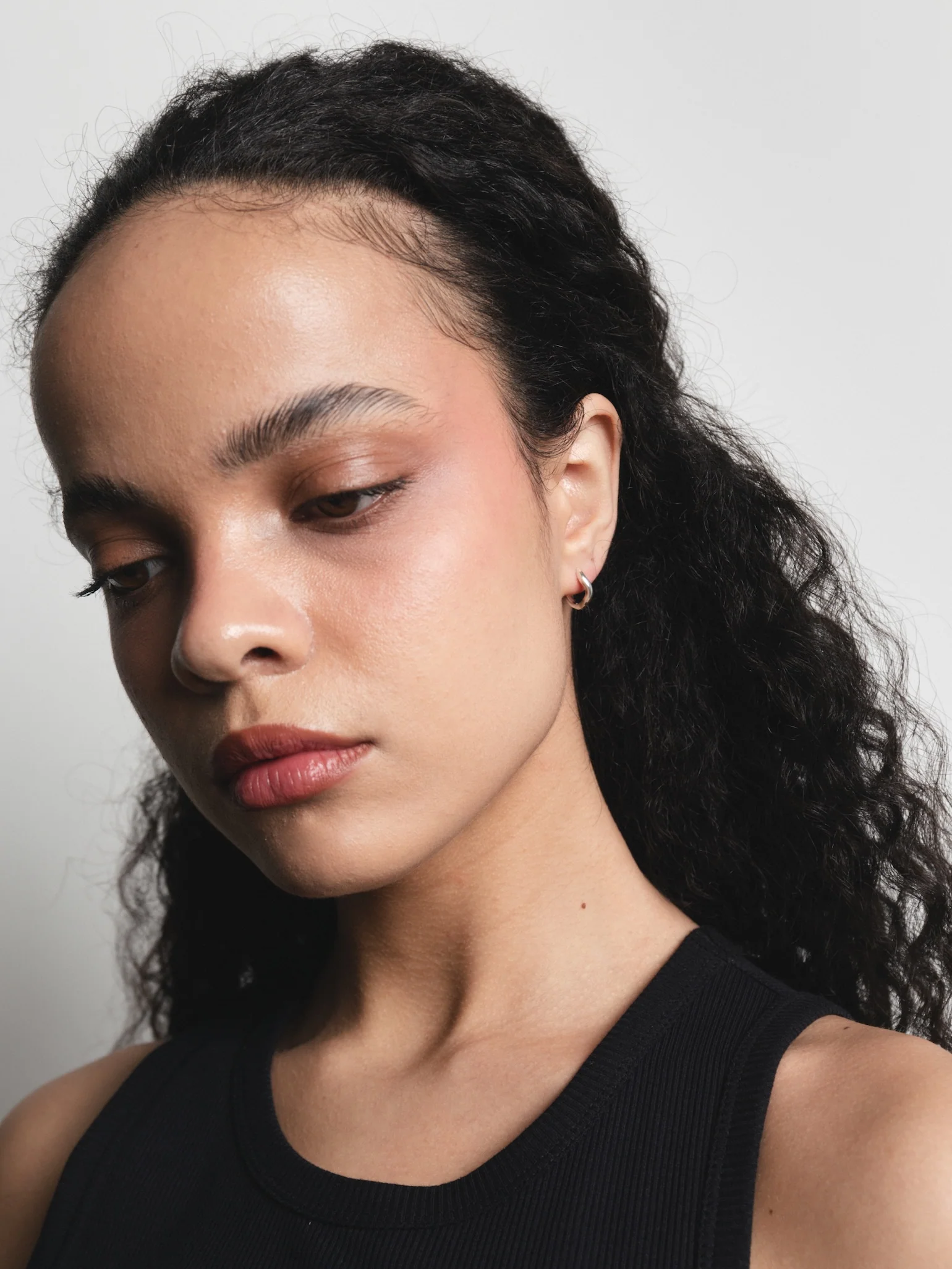 Small Rowan Hoops in Sterling Silver - XPRESSC