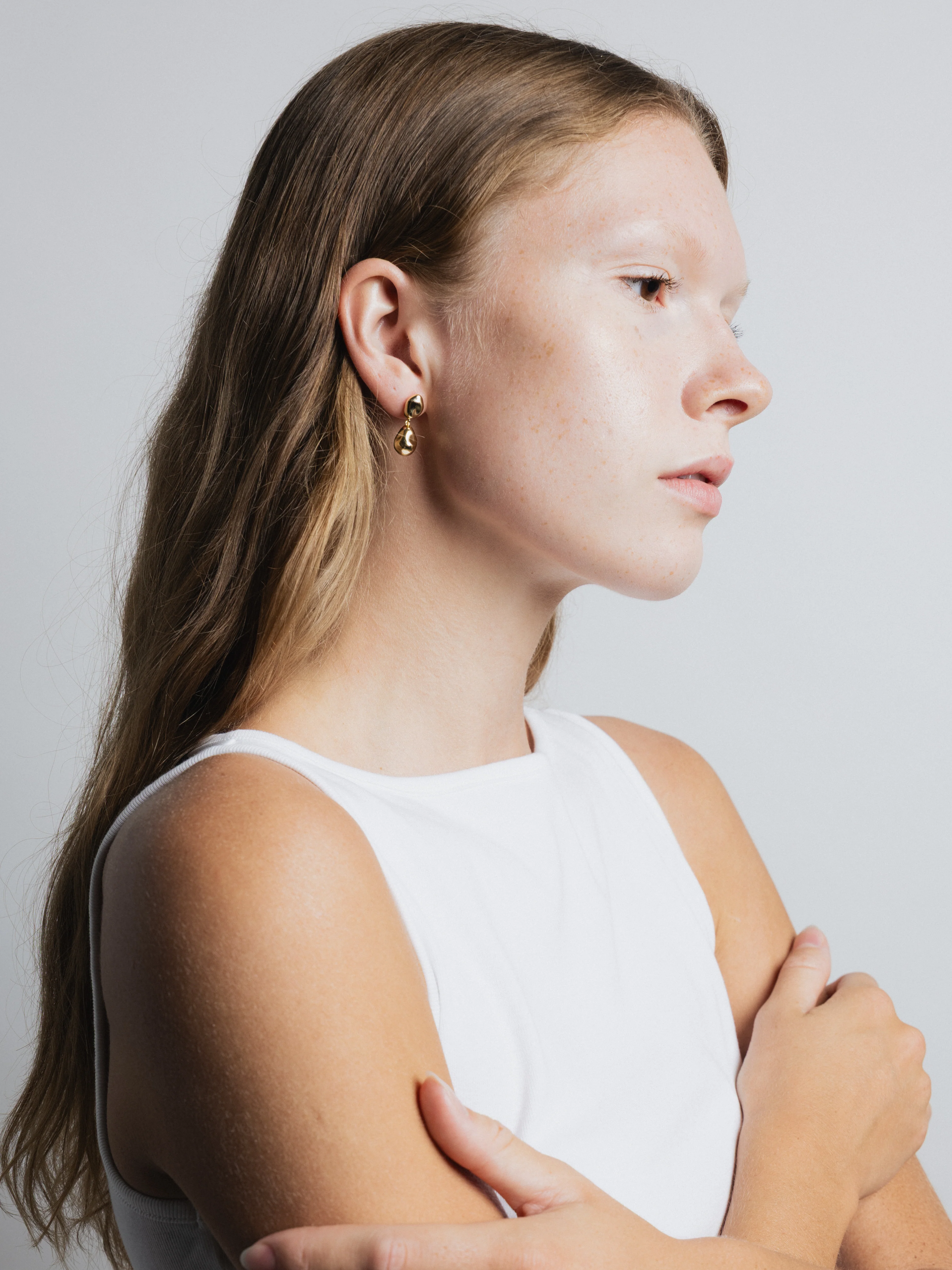 Pinto Earrings in Gold - XPRESSC