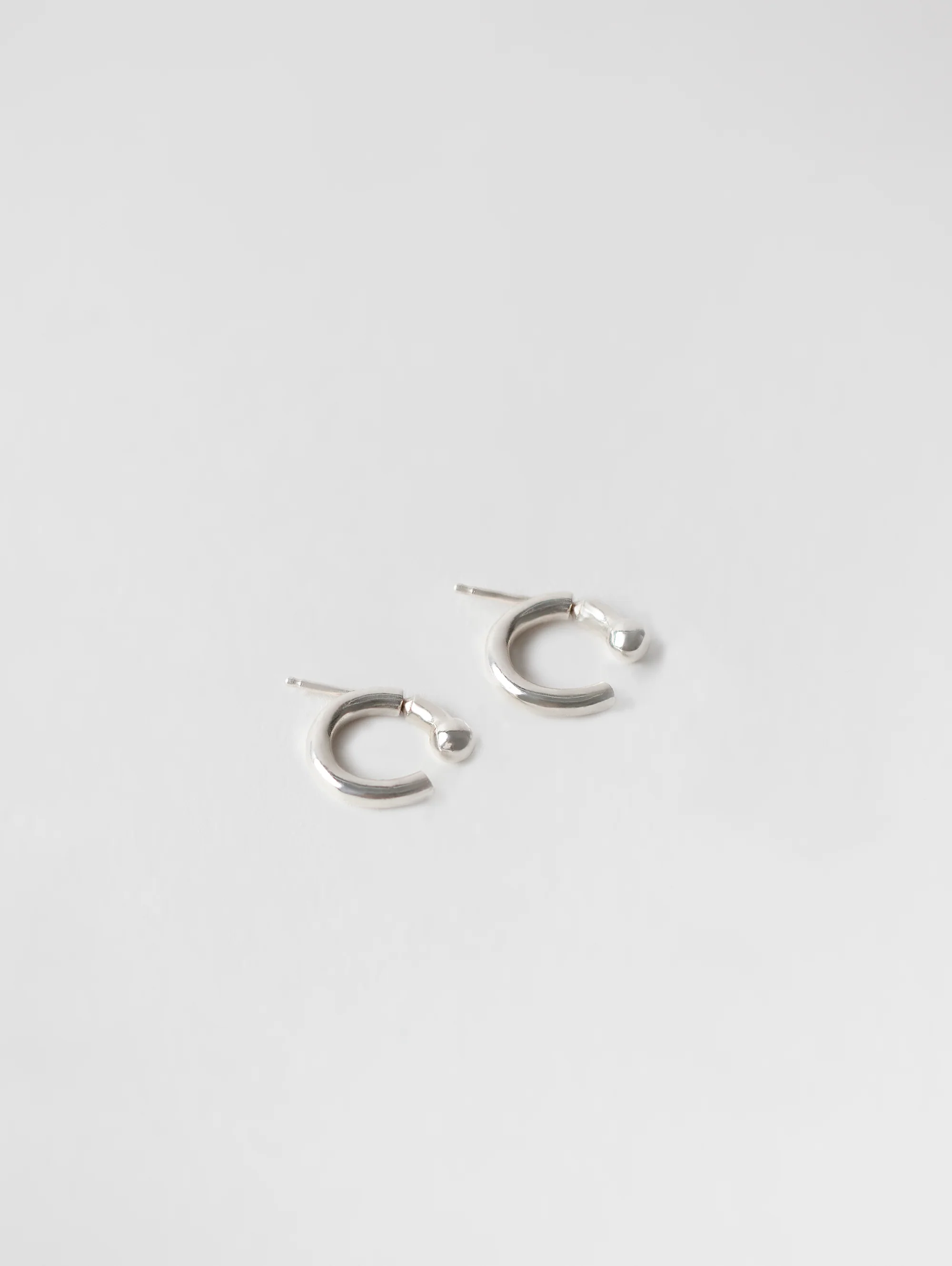 Lo Hoops in Sterling Silver - XPRESSC