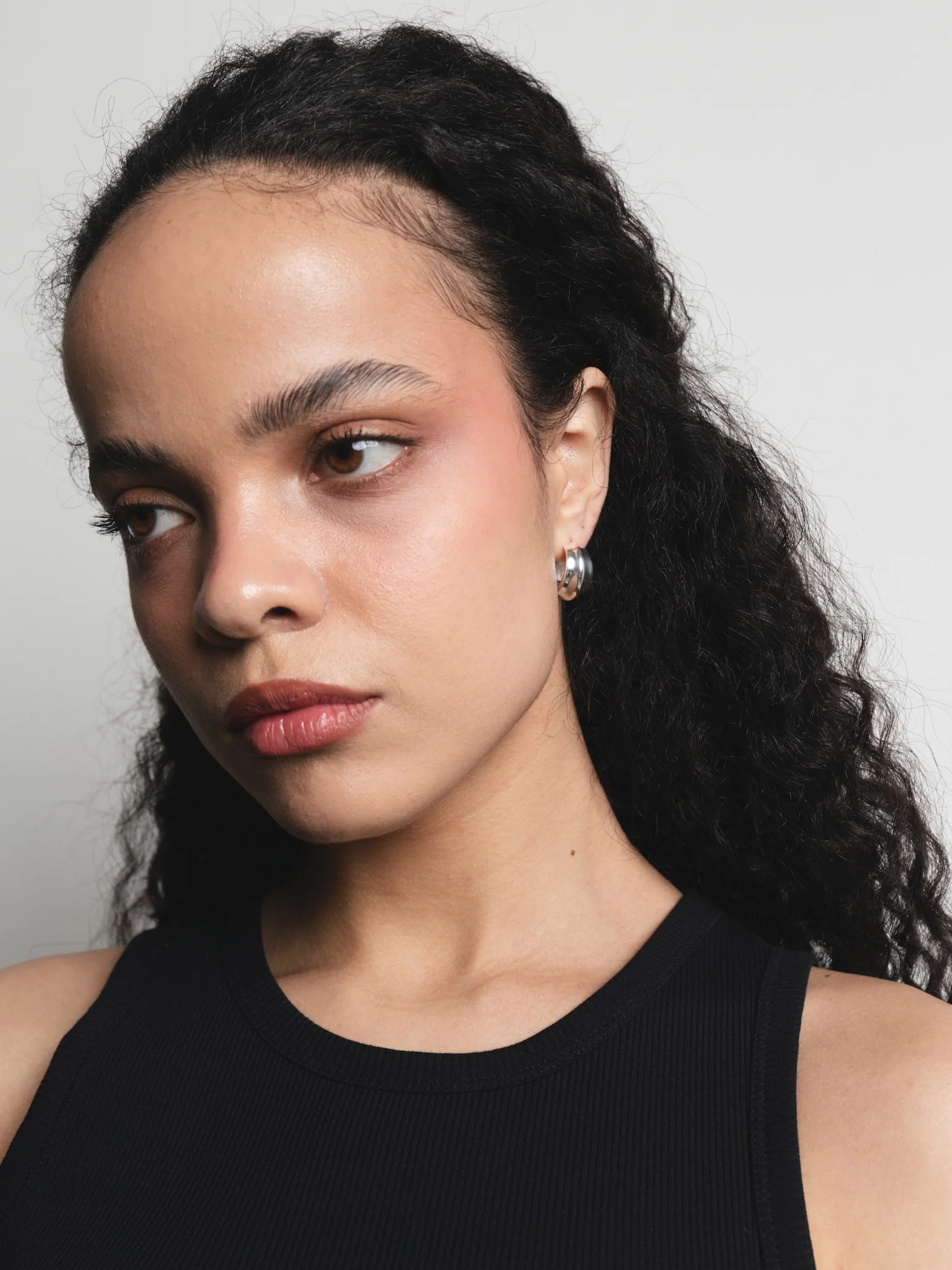 Bodie Hoops in Sterling Silver - XPRESSC