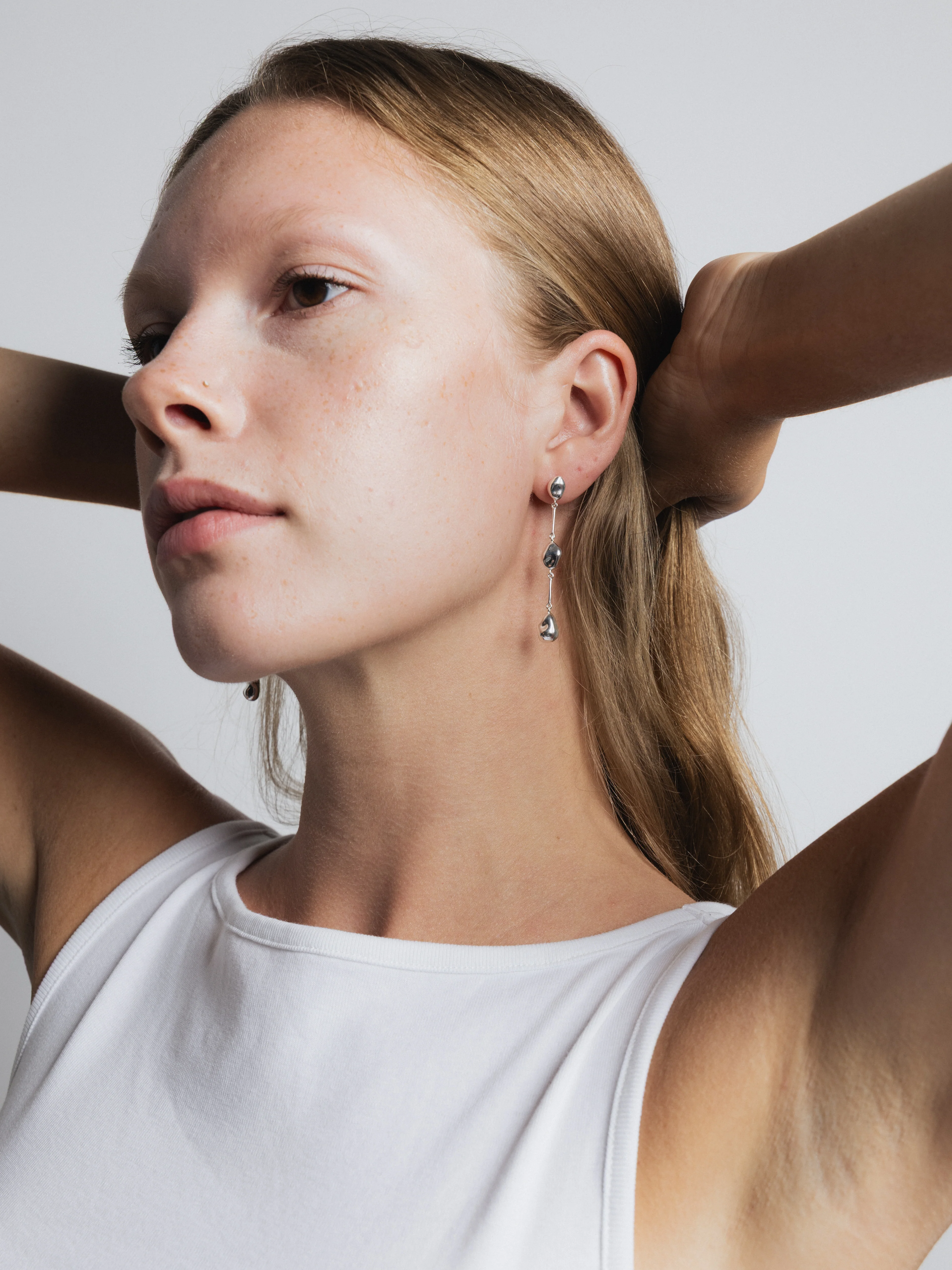 Felipa Earrings in Sterling Silver - XPRESSC