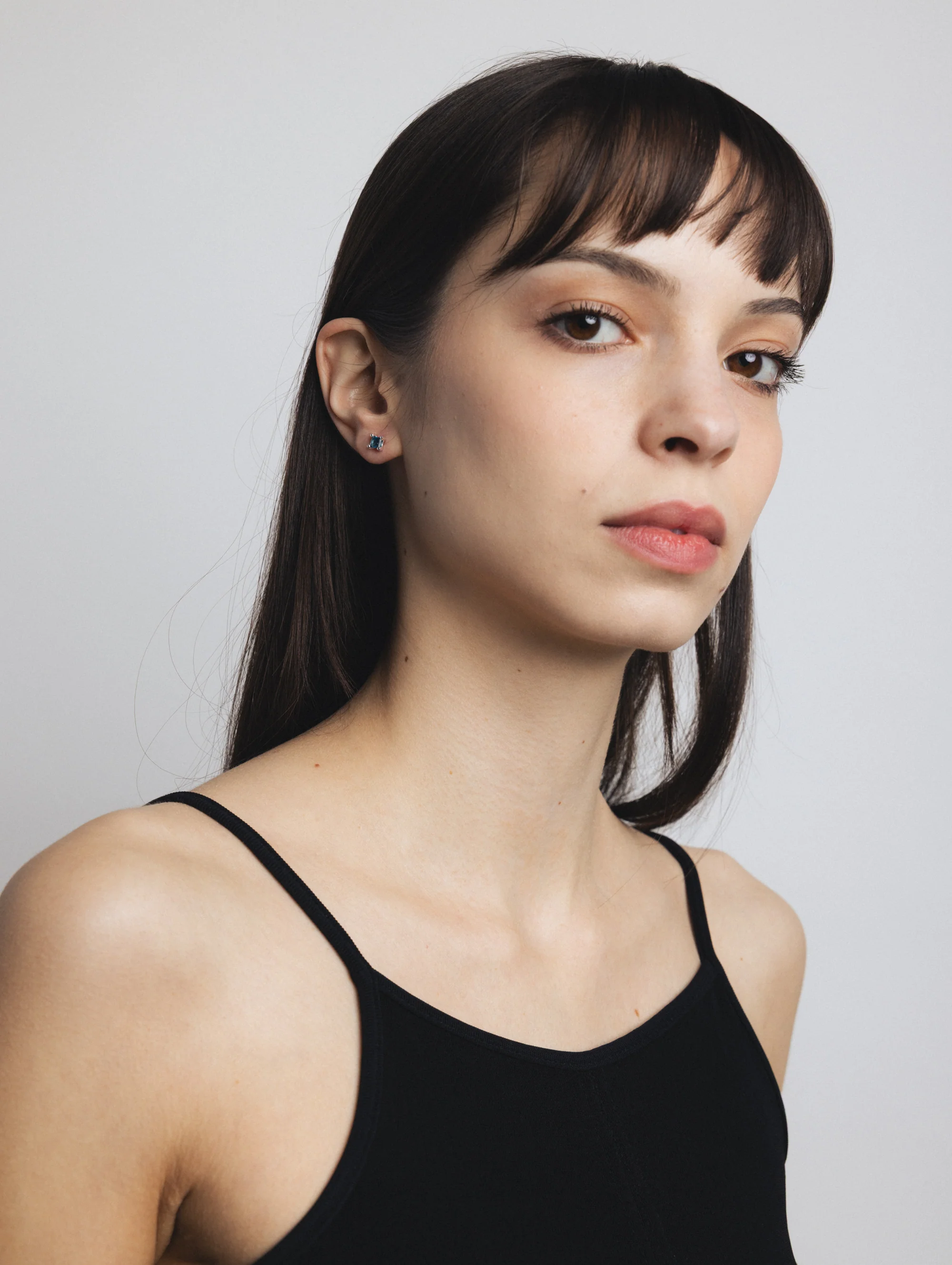 Josie Studs in Blue Topaz and Sterling Silver - XPRESSC