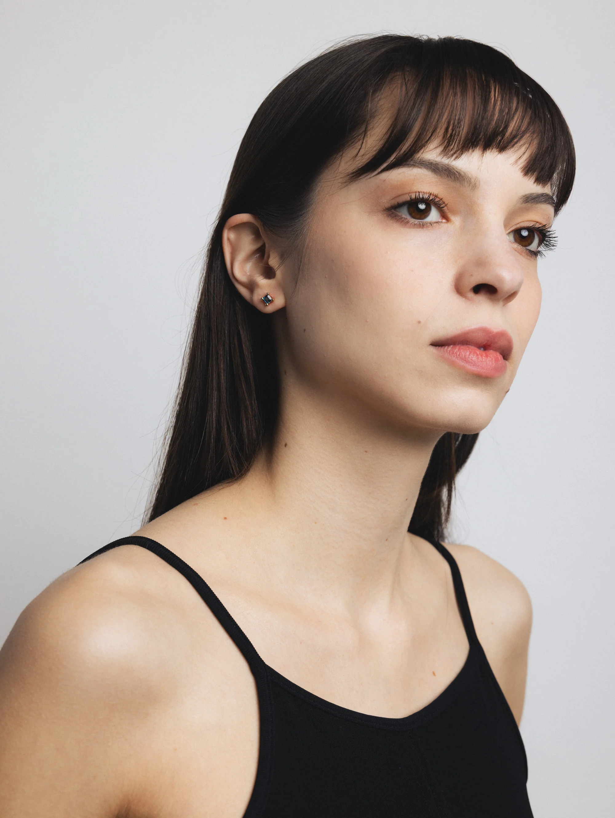 Josie Studs in Blue Topaz and Gold - XPRESSC