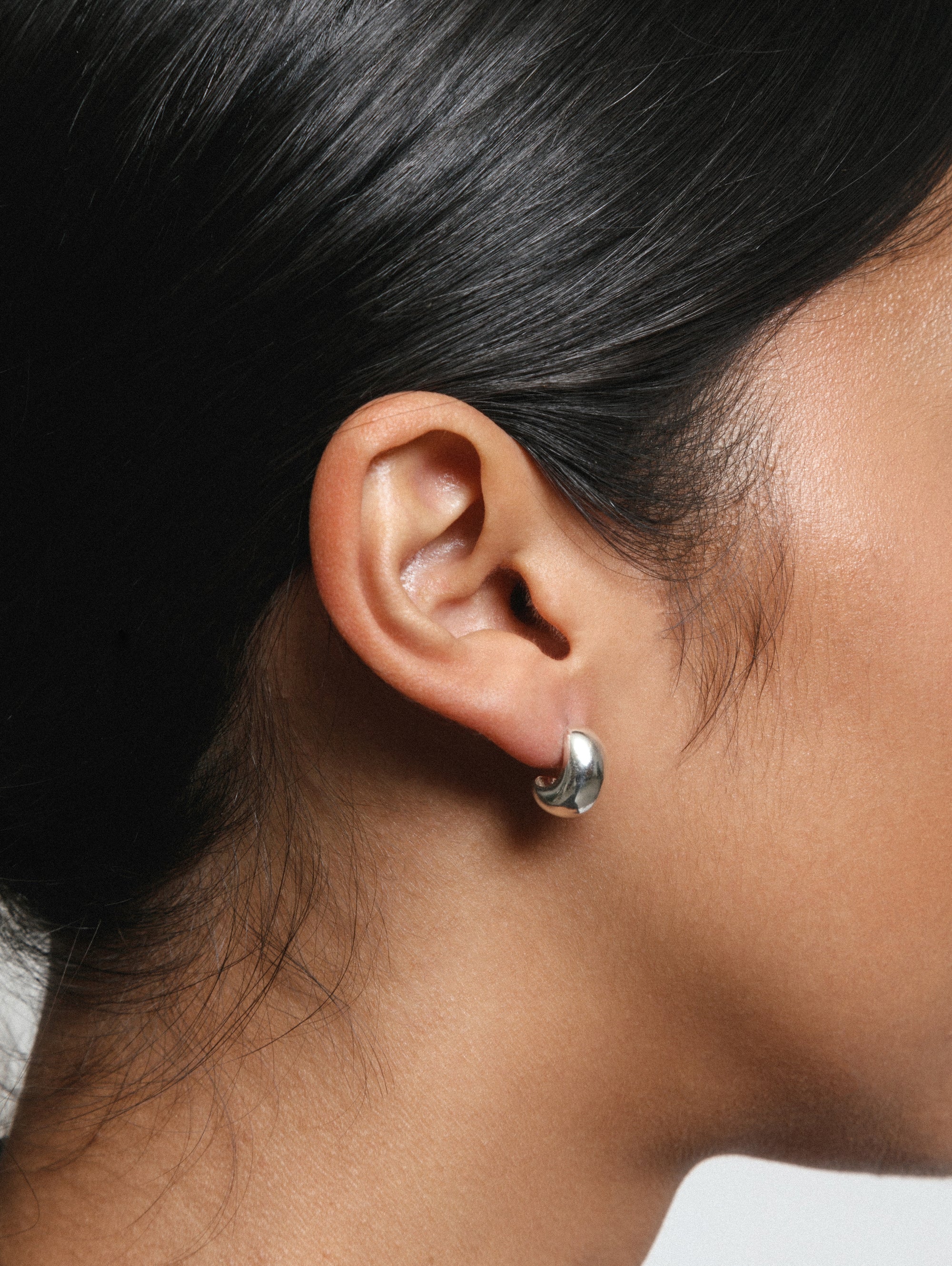 Small Remy Hoops in Sterling Silver - XPRESSC