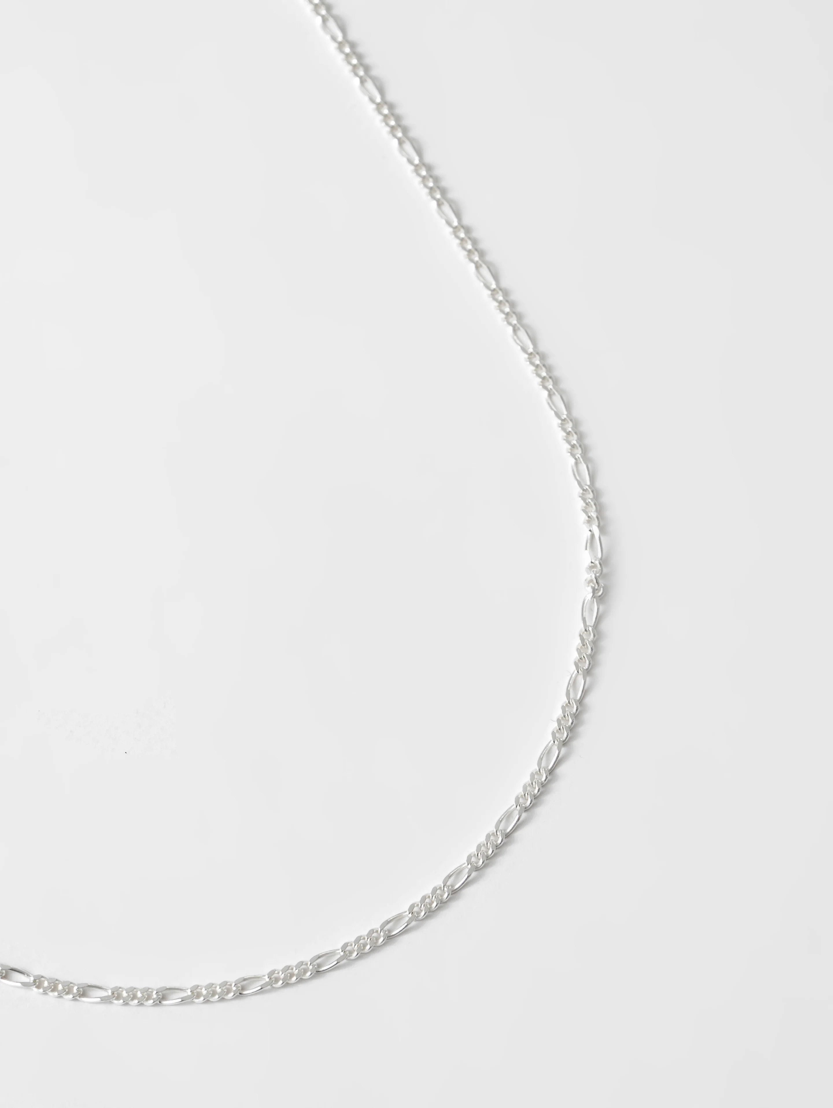 Figaro Chain in Sterling Silver - XPRESSC