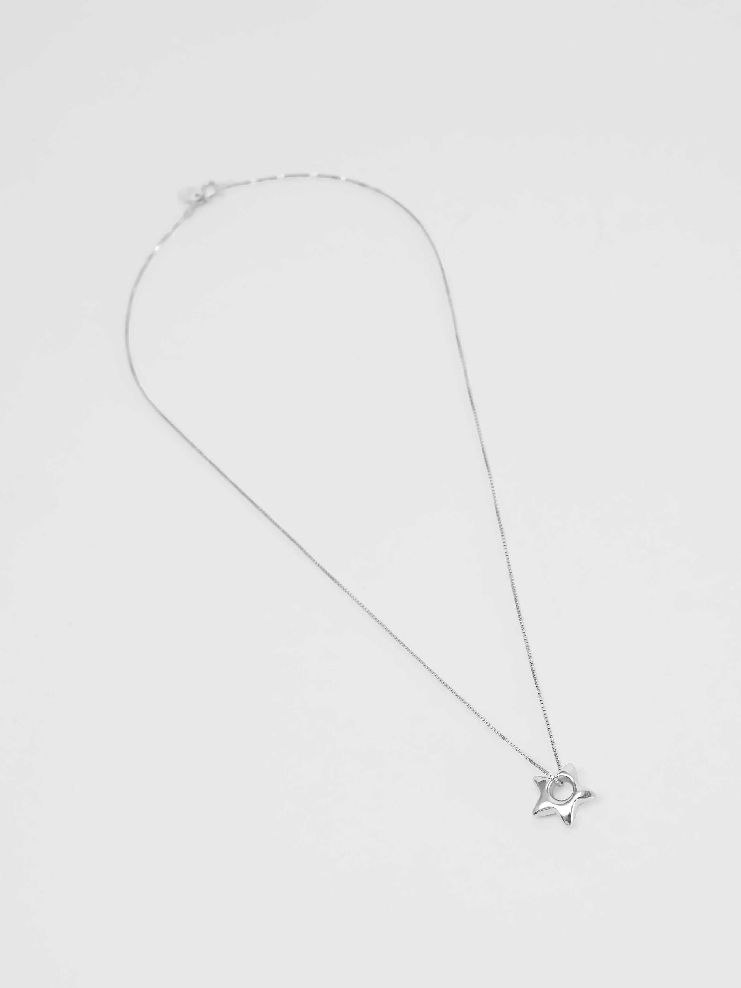 Star Charm Necklace in Sterling Silver - XPRESSC