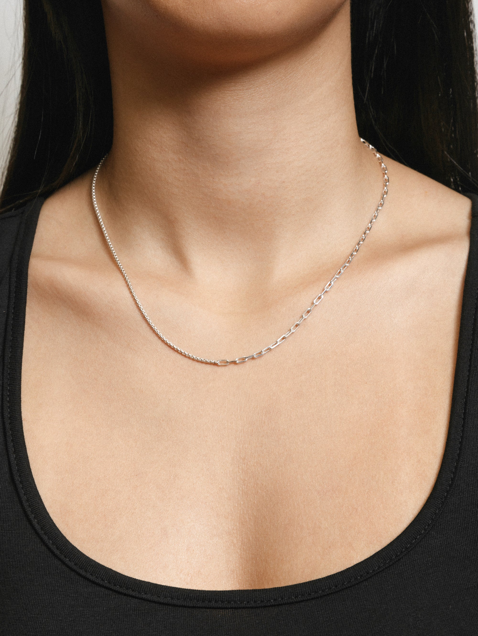 Elliot Necklace in Sterling Silver - XPRESSC