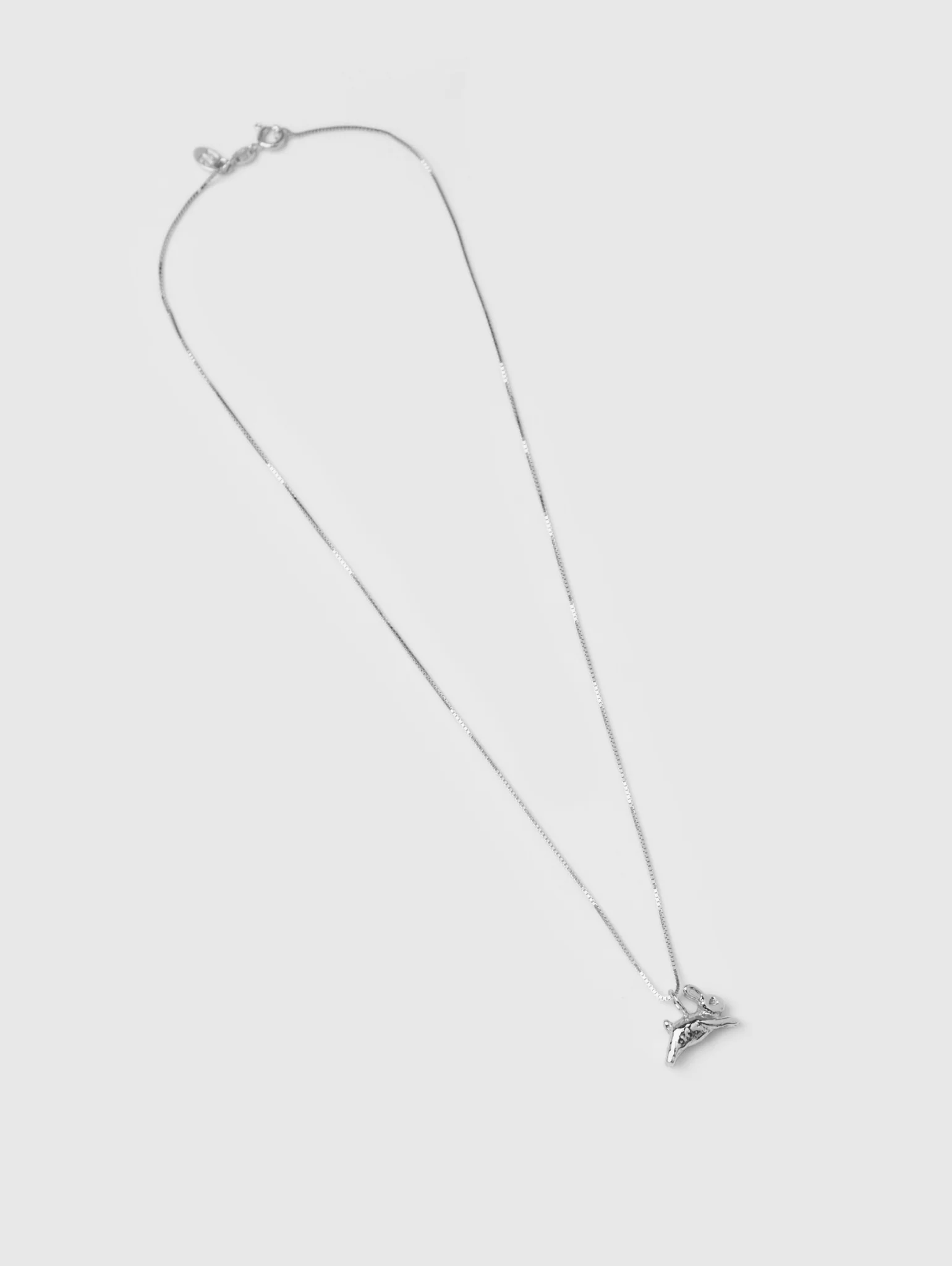 Bunny Charm Necklace in Sterling Silver - XPRESSC