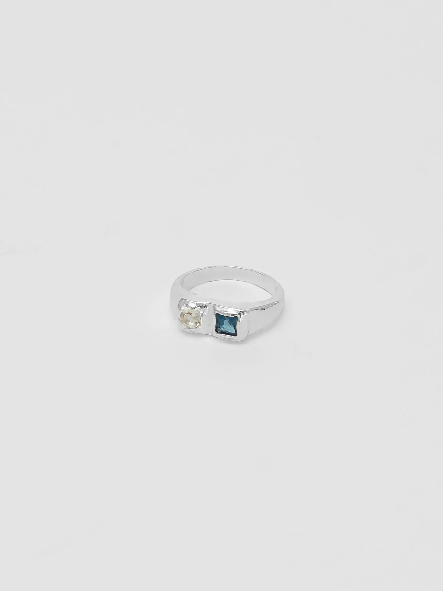 Bryce Ring in Blue and Sterling Silver - XPRESSC