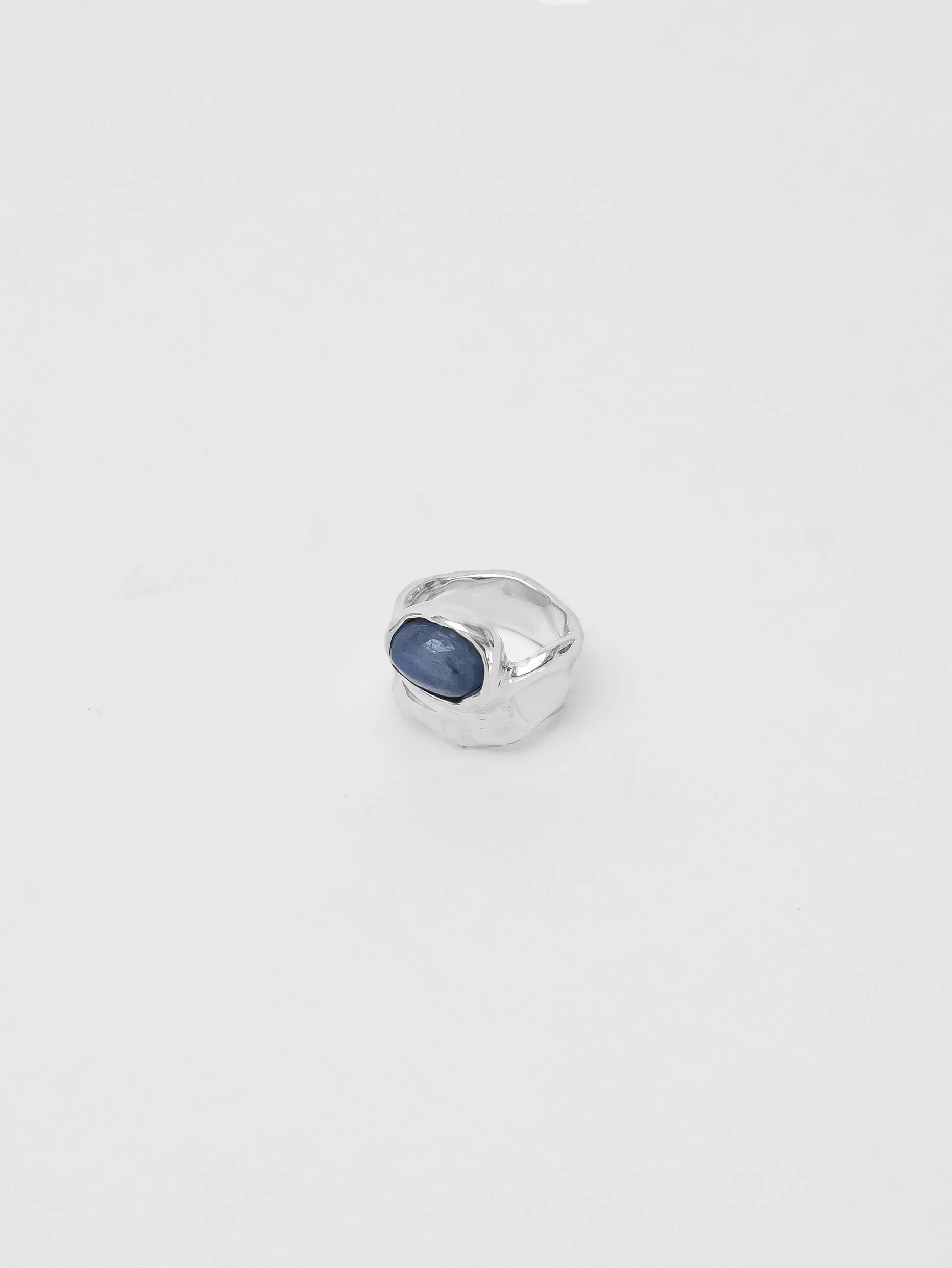 Imogen Ring in Blue Kyanite and Sterling Silver - XPRESSC