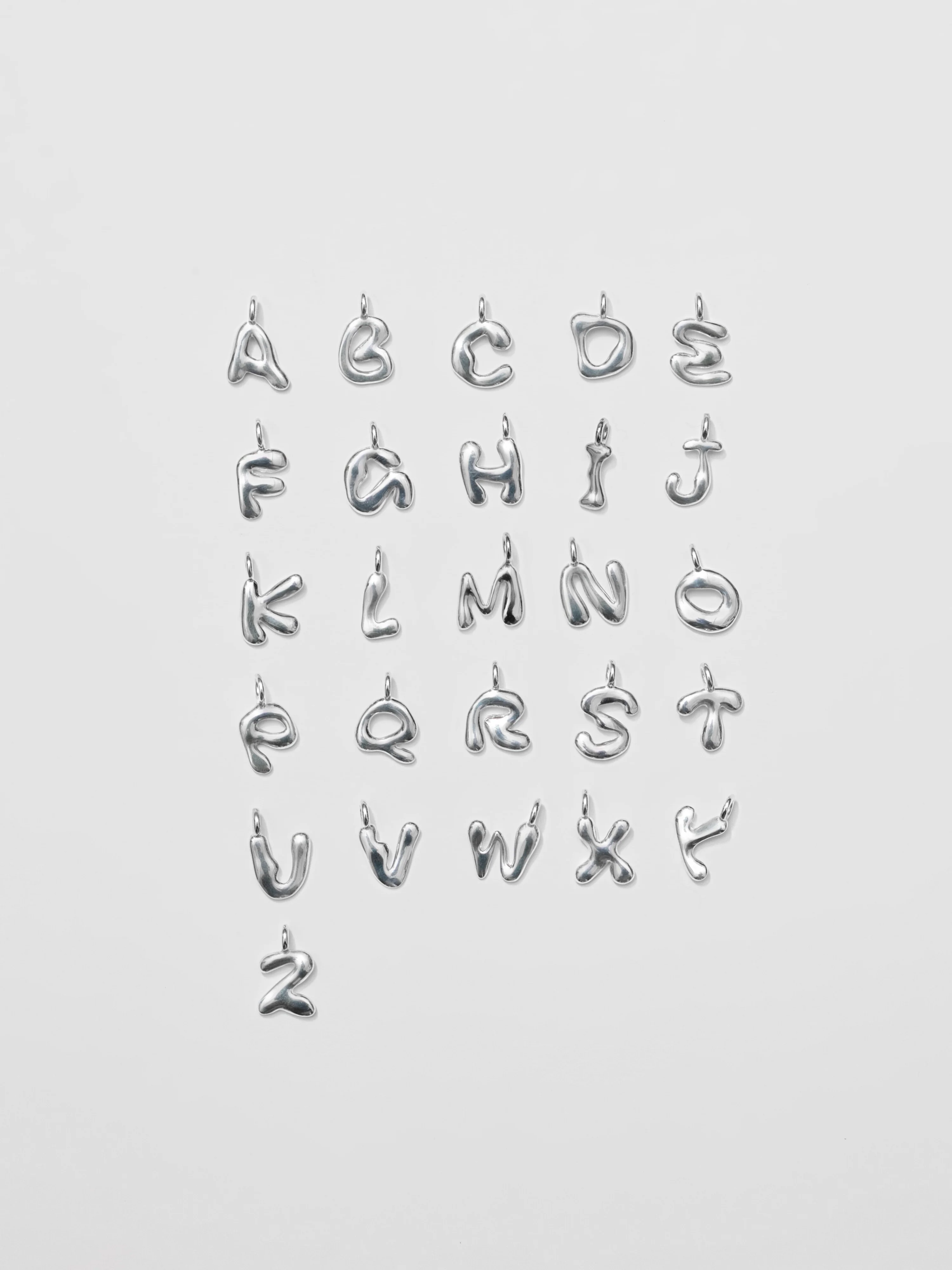 Alphabet Charm in Sterling Silver - XPRESSC