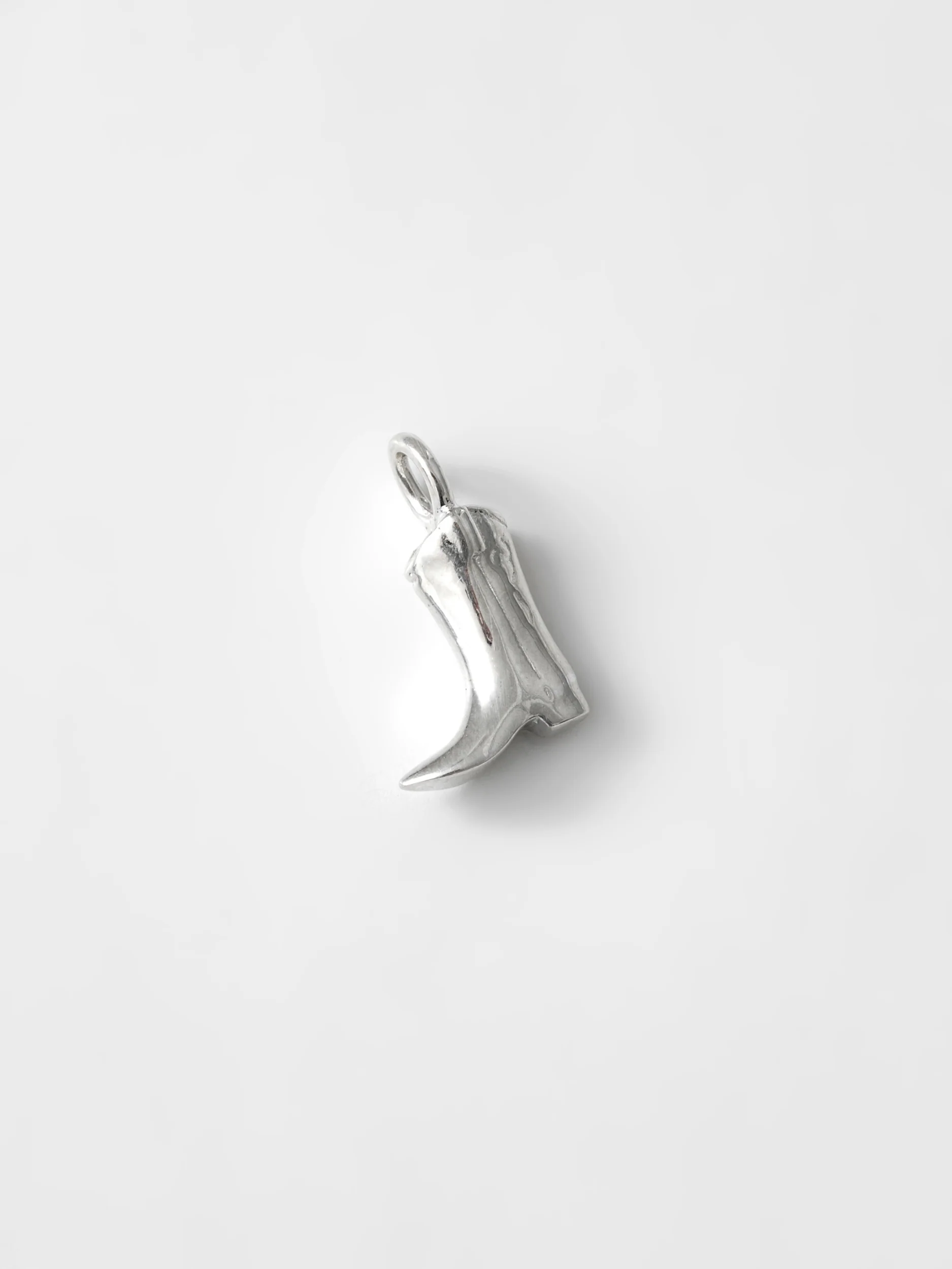 Mini Cowboy Boot Charm in Sterling Silver - XPRESSC