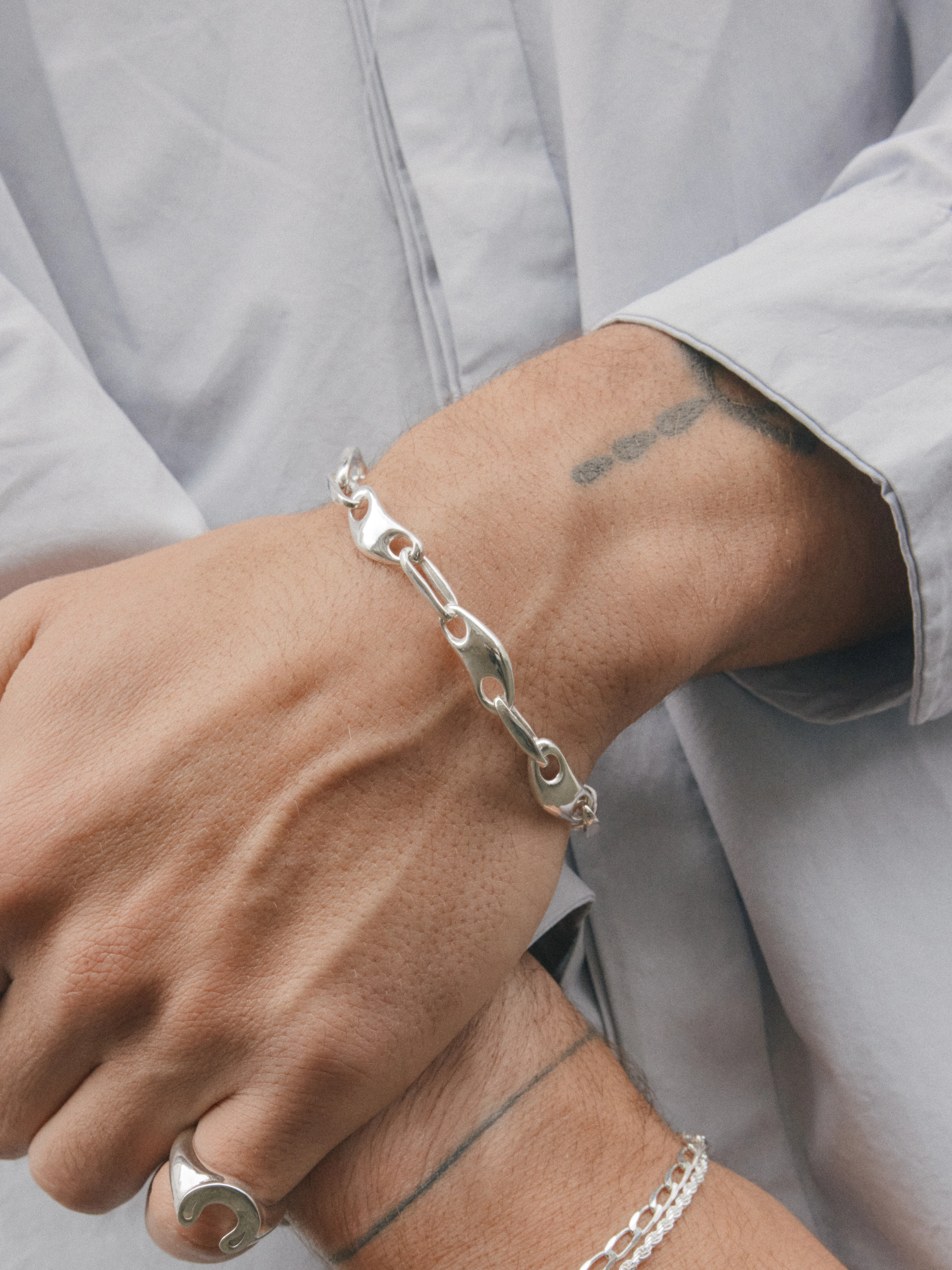 River Bracelet in Sterling Silver - XPRESSC