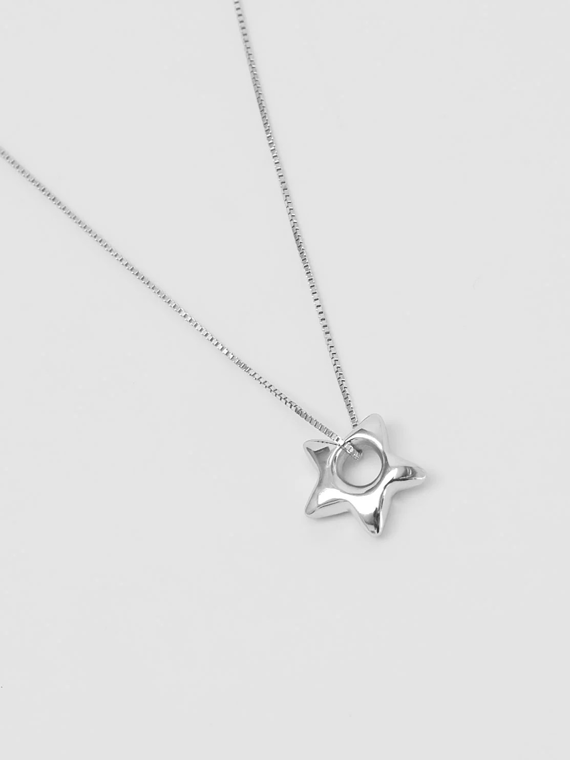 Star Charm Necklace in Sterling Silver - XPRESSC