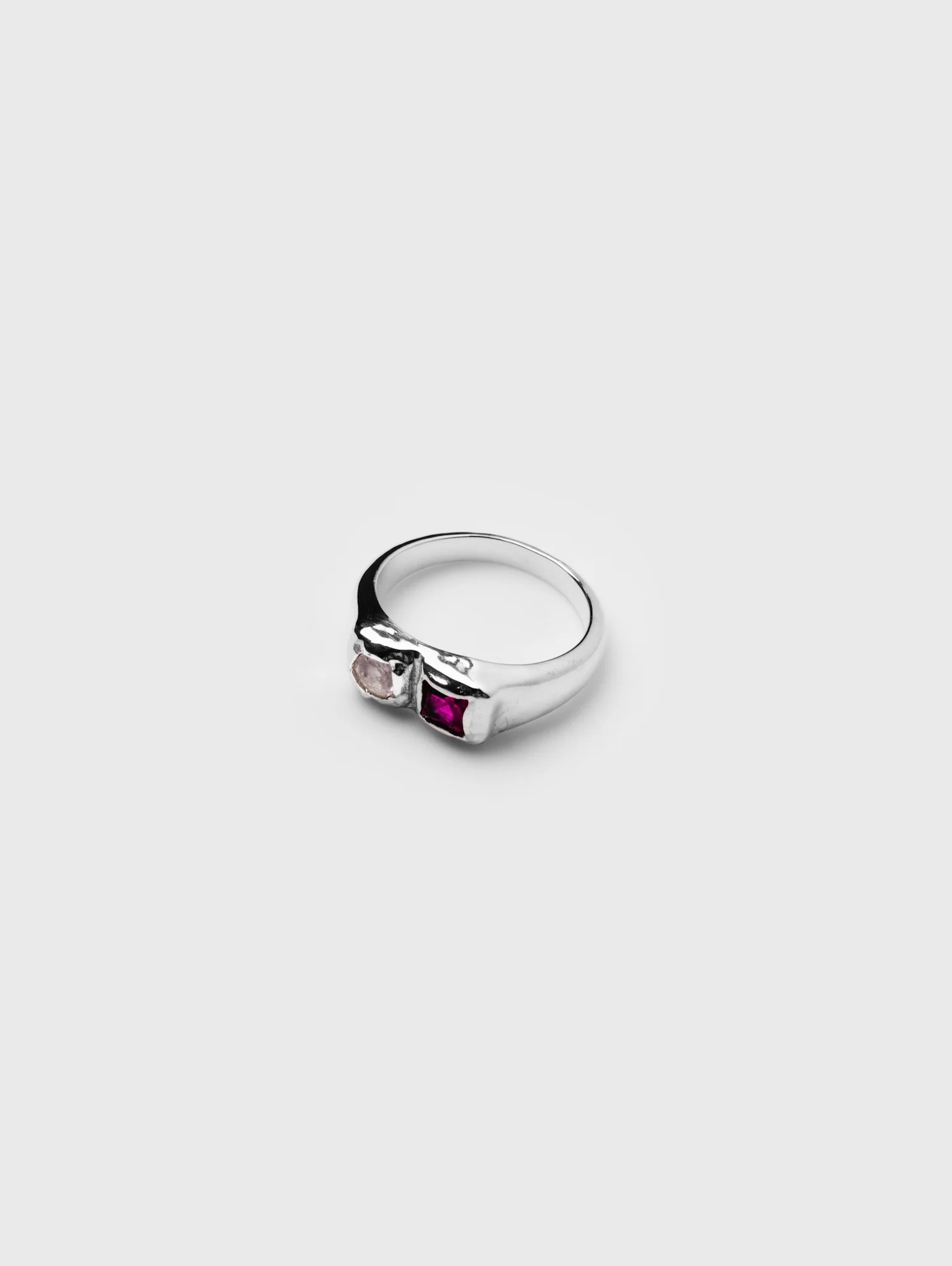 Bryce Ring in Pink and Sterling Silver - XPRESSC