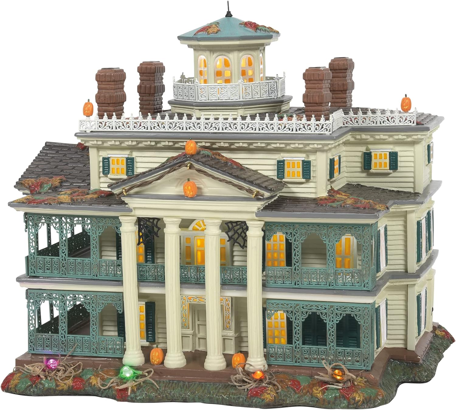 Department 56 Snow Village Halloween Disneyland Haunted Mansion Lit Building, 9.1 Inch, Multicolor - CostcoStore
