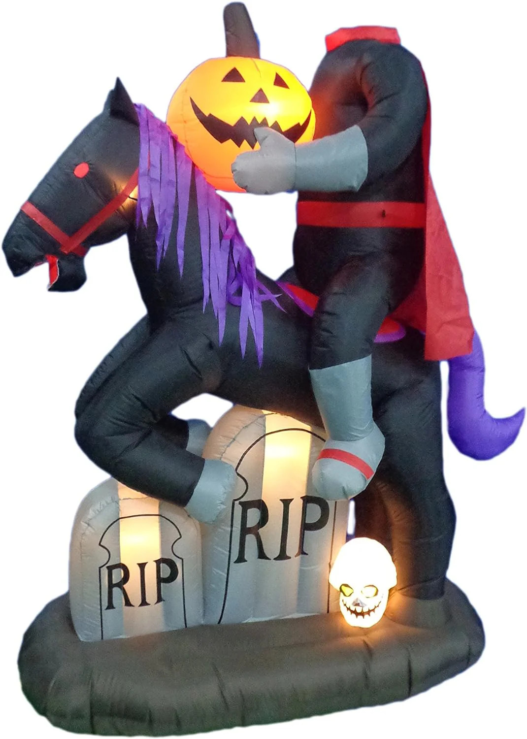 6.5ft tall Halloween inflatable headless horseman - CostcoStore